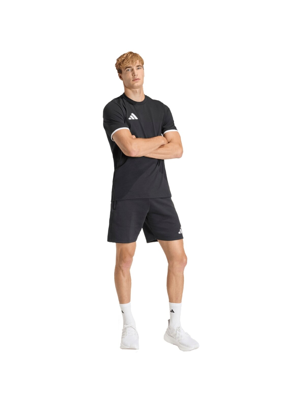 Adidas Entrada 26 Sweat vyriški šortai juodi KF5923 5