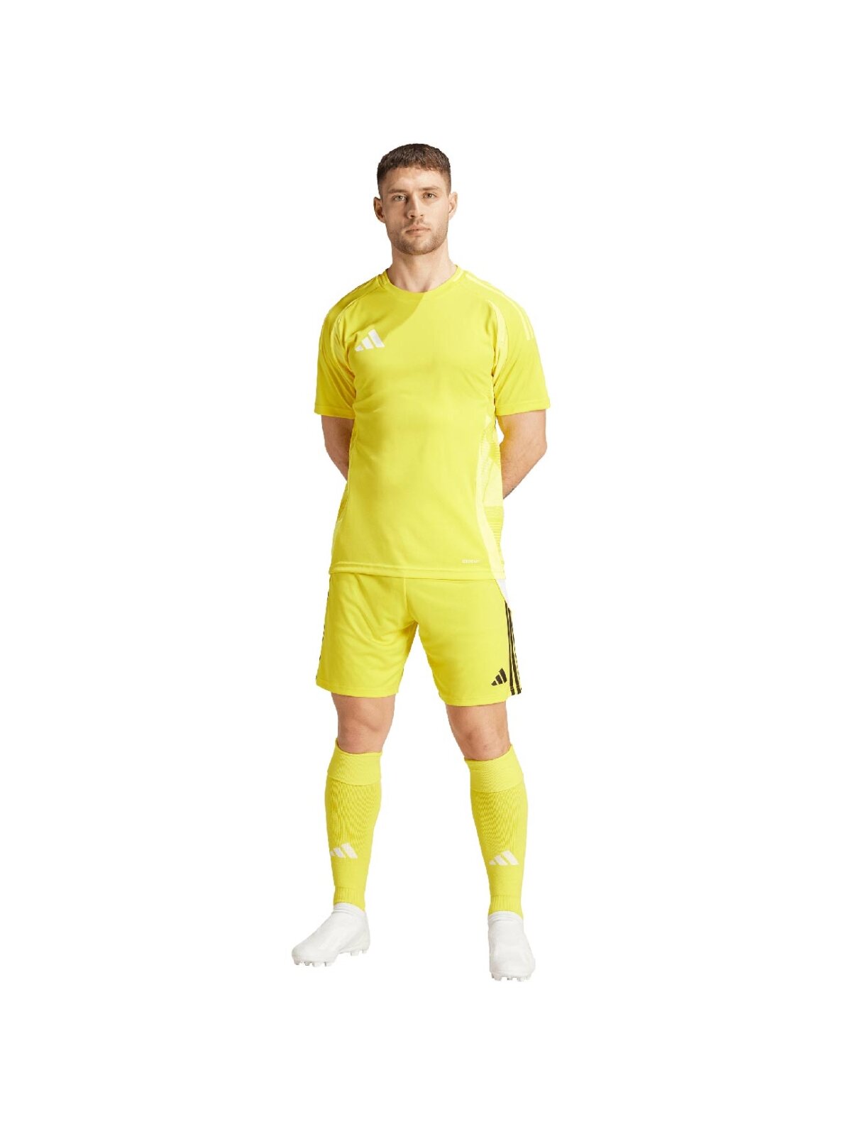 Adidas Tiro 24 vyriški šortai geltoni IS1409 3 Adidas Tiro 24 vyriški šortai geltoni IS1409 3
