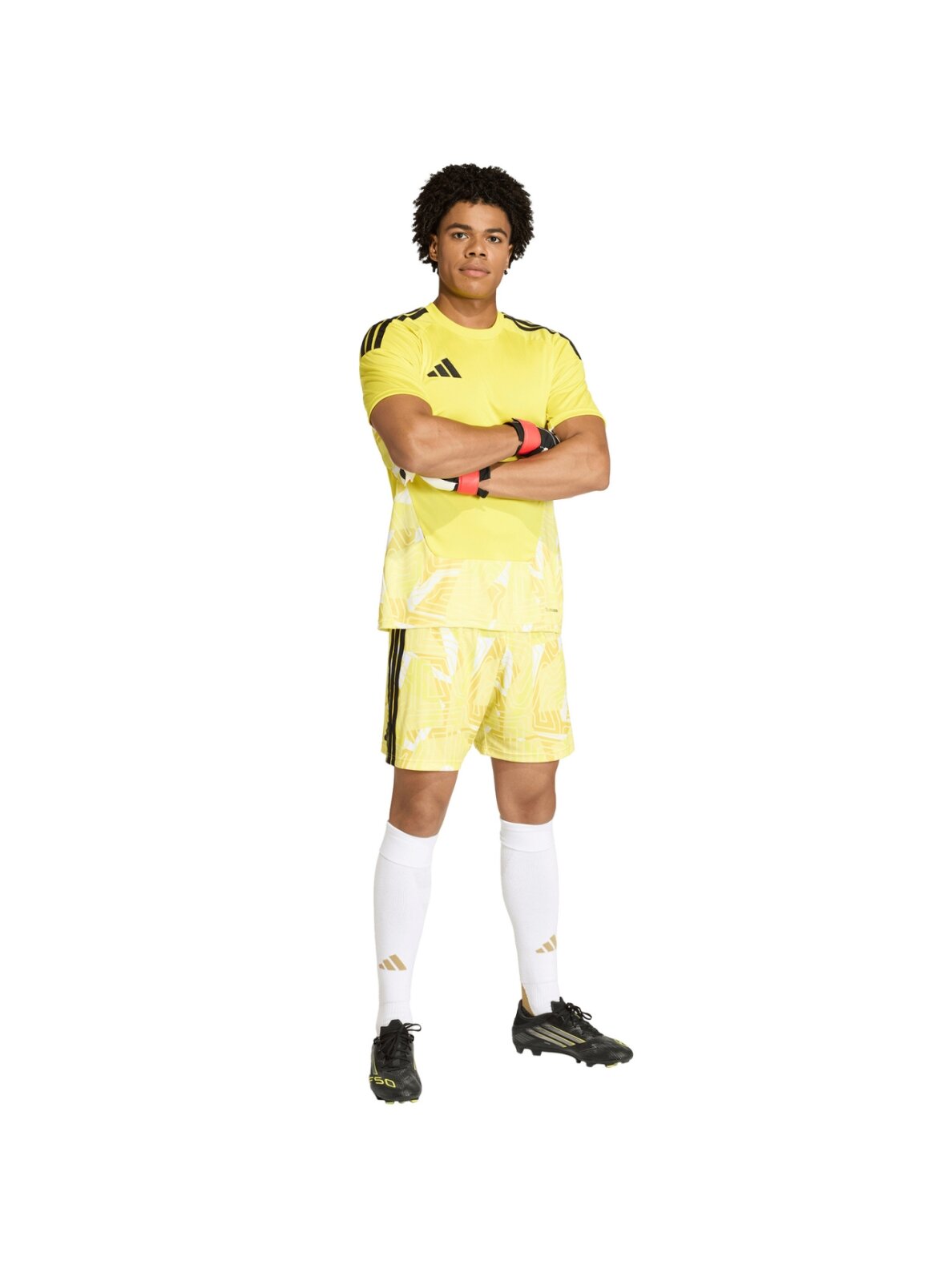 Vyriški šortai adidas Tiro 26 Competition Goalkeeper geltonos KC5347 5