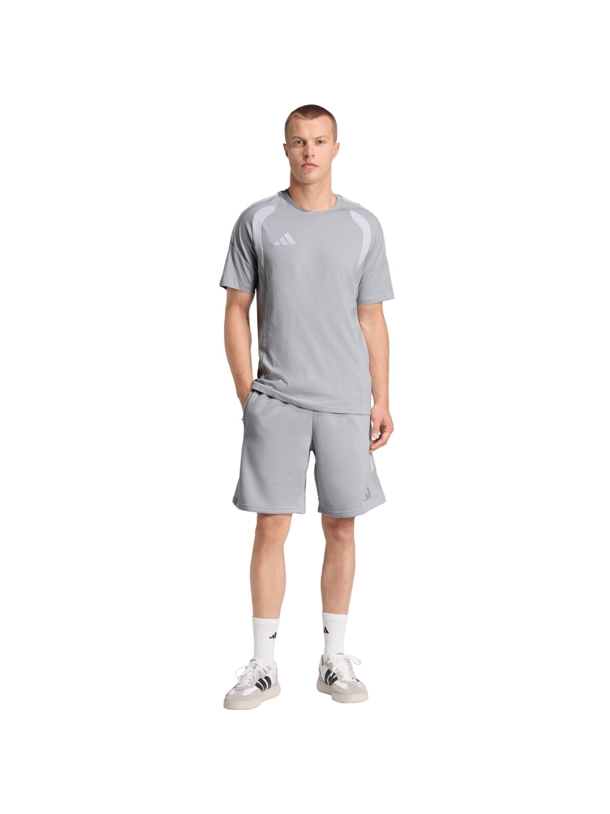 Adidas vyriški šortai Tiro 26 League Sweat pilki JY9669 5 Adidas vyriški šortai Tiro 26 League Sweat pilki JY9669 5