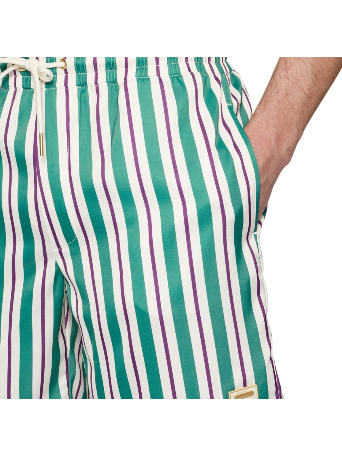 Fila Lastro vyriški šortai žalios ir kreminės spalvos FAM0925 13382 4 Fila Lastro vyriški šortai žalios ir kreminės spalvos FAM0925 13382 4