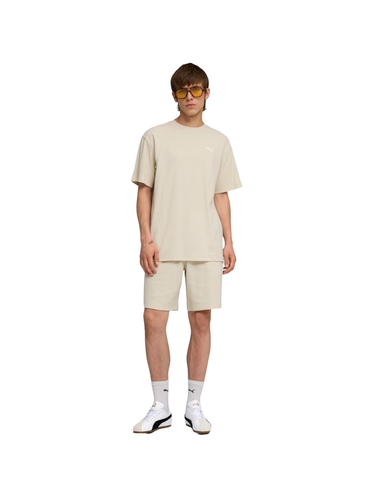 Puma ESS Relaxed vyriški šortai smėlio spalvos 692021 87 4 Puma ESS Relaxed vyriški šortai smėlio spalvos 692021 87 4