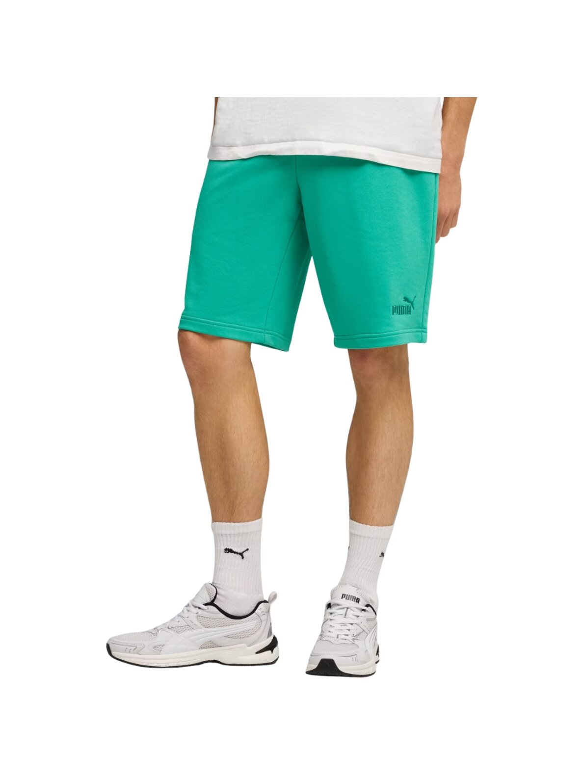 Puma ESS No.1 Logo 10" vyriški trumpikės žalios spalvos Puma ESS No.1 Logo 10" vyriški trumpikės žalios spalvos