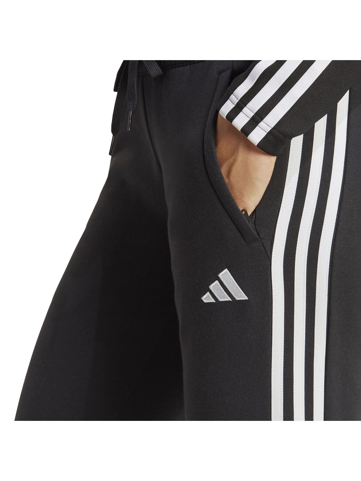 Adidas Tiro 23 League Sweat moteriškos kelnės juodos HS3608 4 Adidas Tiro 23 League Sweat moteriškos kelnės juodos HS3608 4