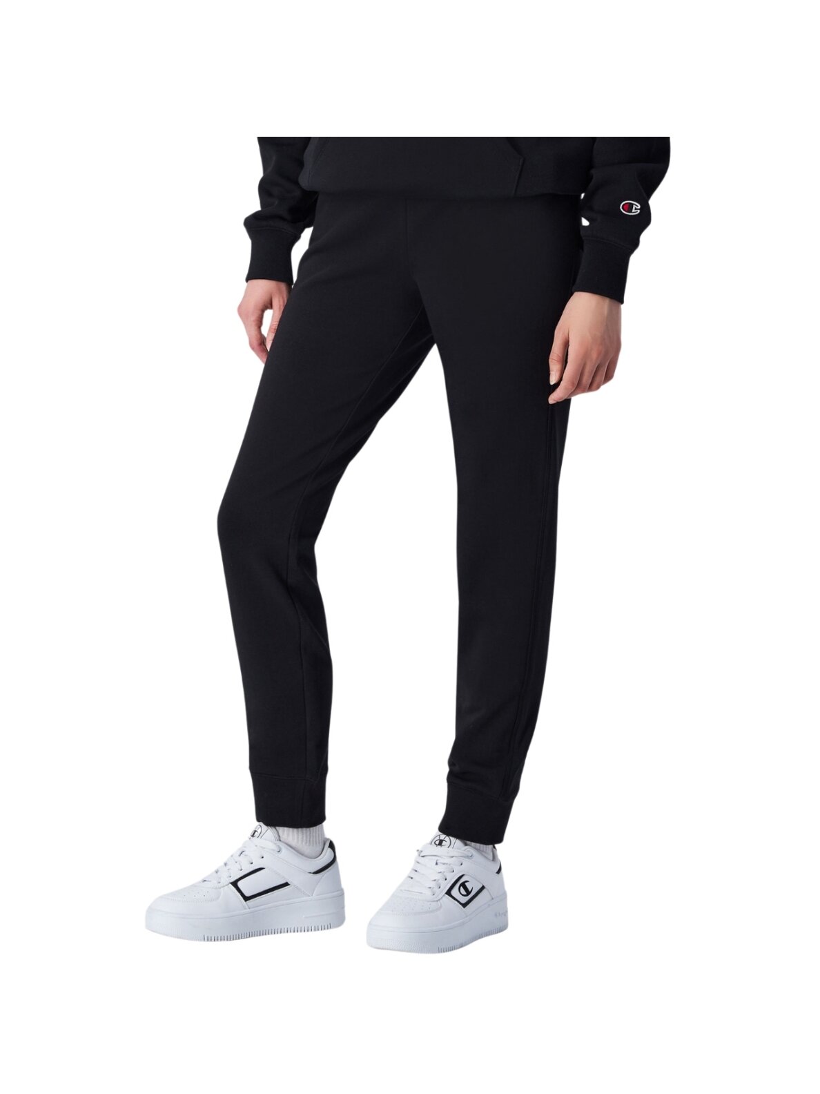 Champion Rib Cuff moteriškos kelnės juodos 117550 KK001 Champion Rib Cuff moteriškos kelnės juodos 117550 KK001