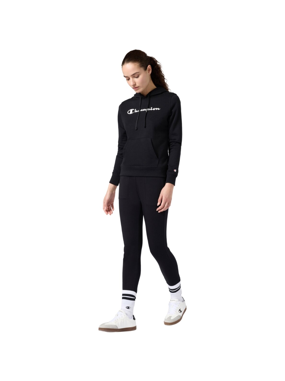 Champion Slim Pants moteriškos kelnės, juodos 118041 KK001 5