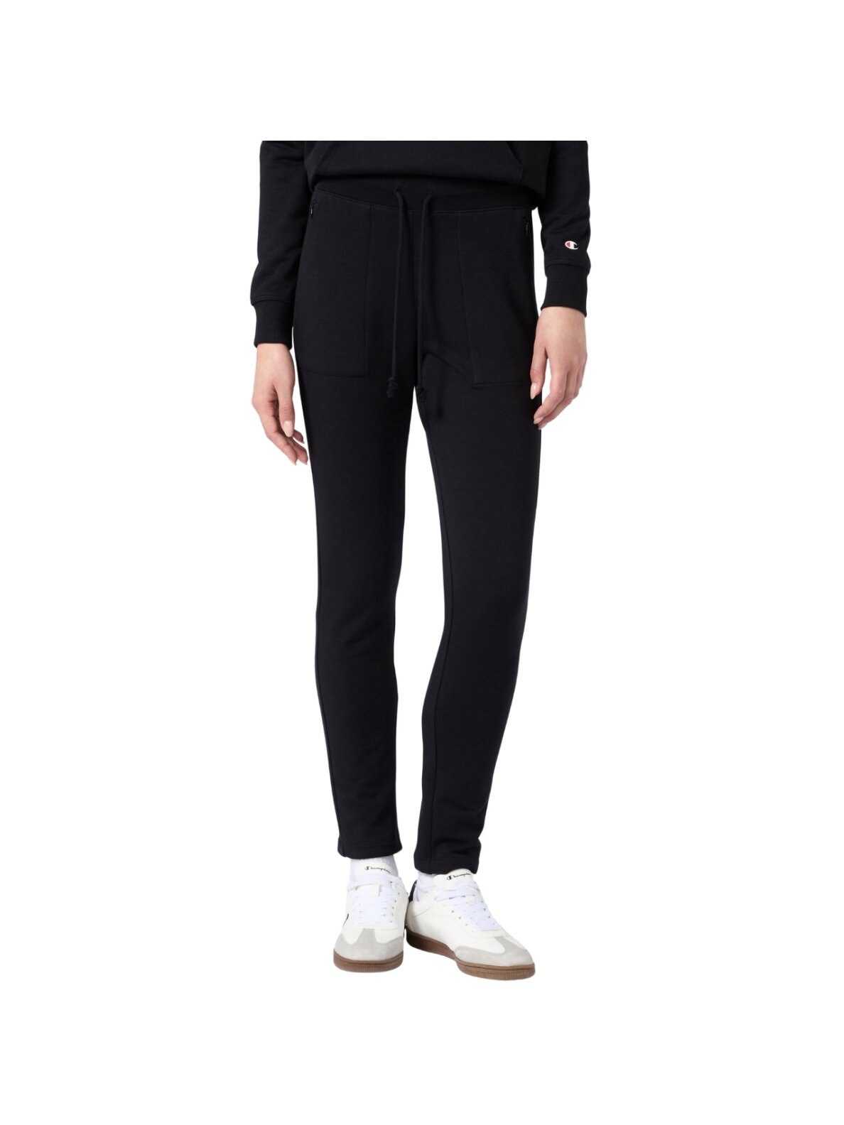 Champion Slim Pants moteriškos kelnės, juodos 118041 KK001