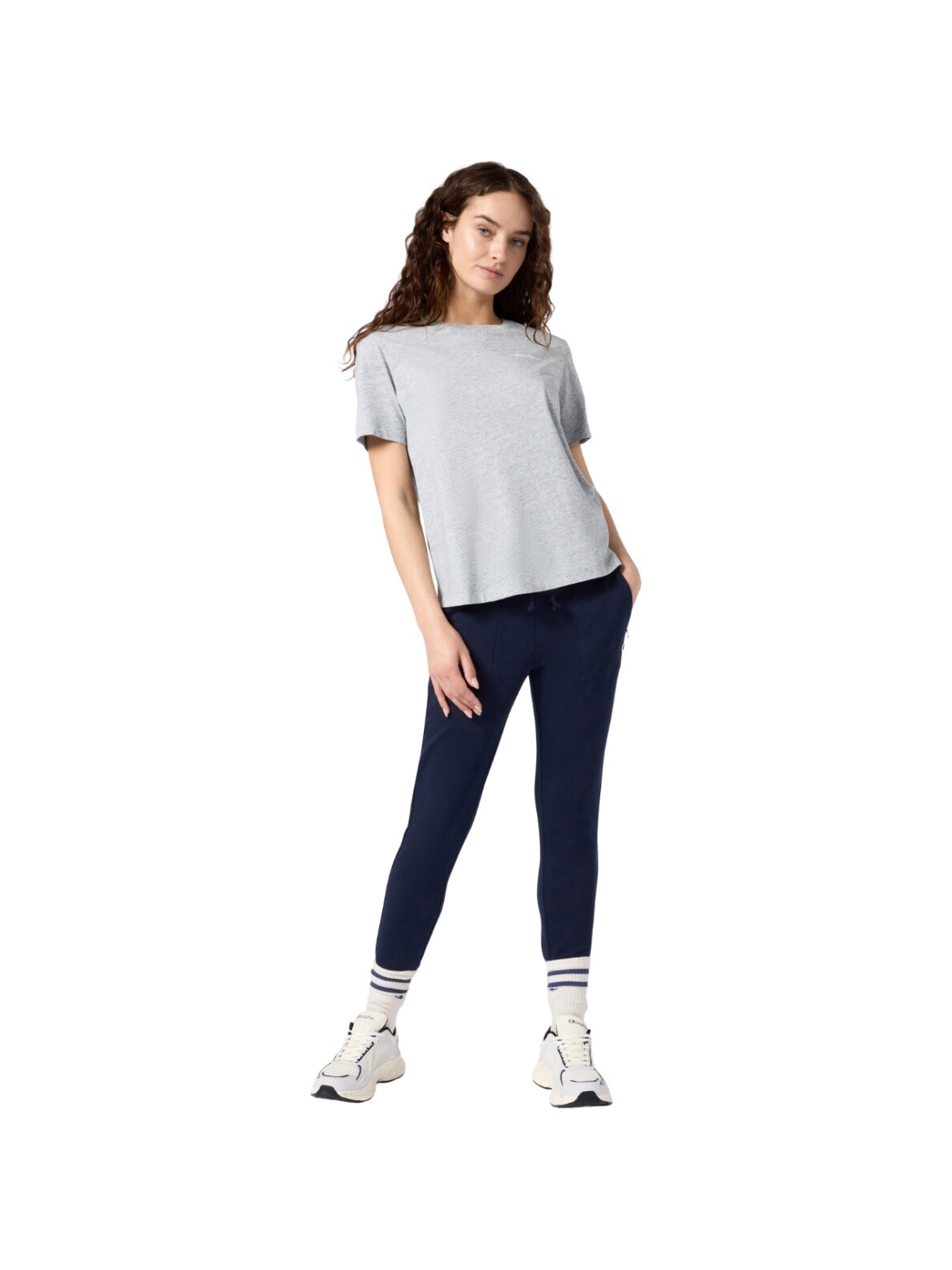 Champion Slim Pants moteriškos kelnės, tamsiai mėlynos spalvos 118041 BS501 5