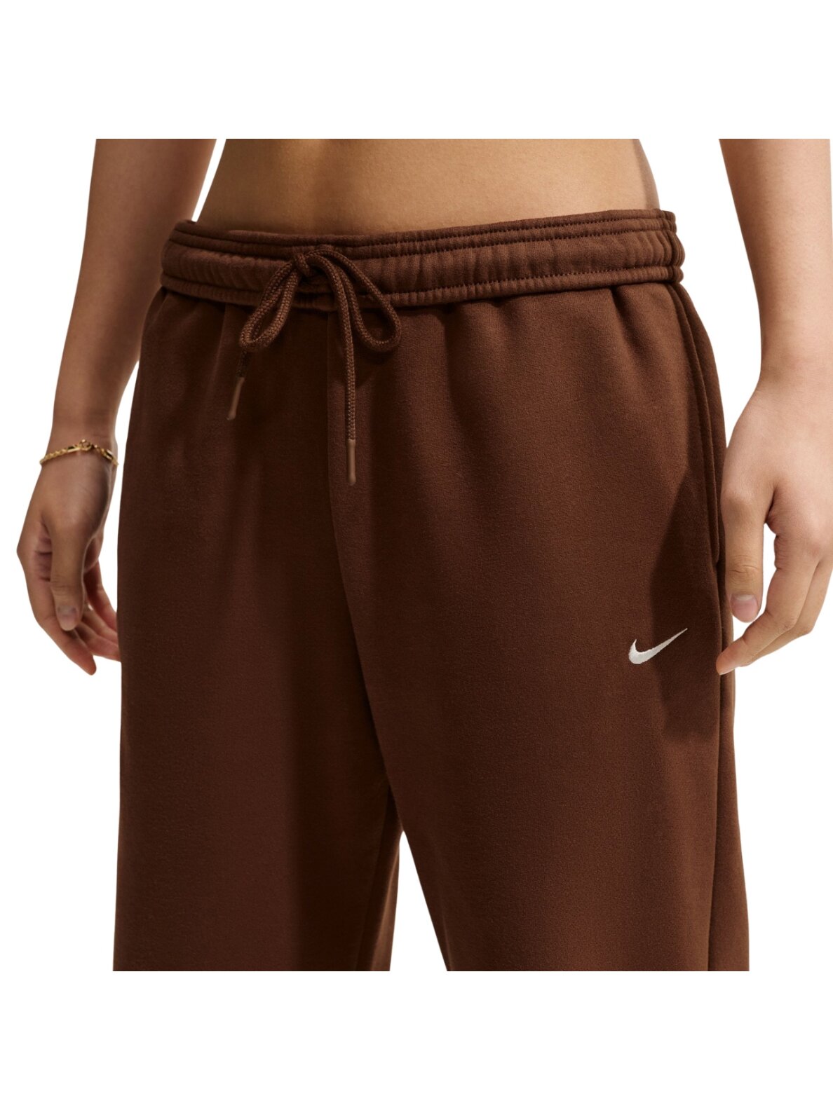 Nike Studio Fleece Medium Weight moteriškos kelnės, rudos, IM8078 259 4 Nike Studio Fleece Medium Weight moteriškos kelnės, rudos, IM8078 259 4