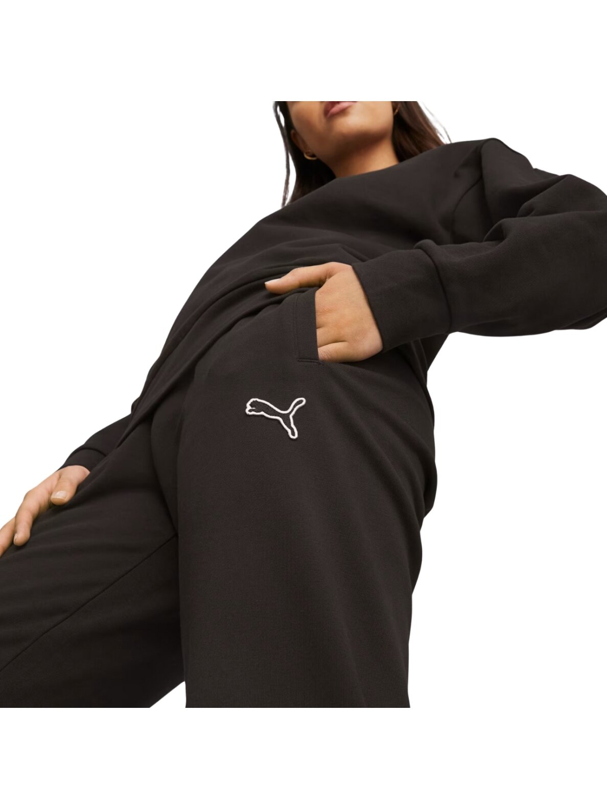 Puma Better Essentials moteriškos kelnės juodos 676805 01 4