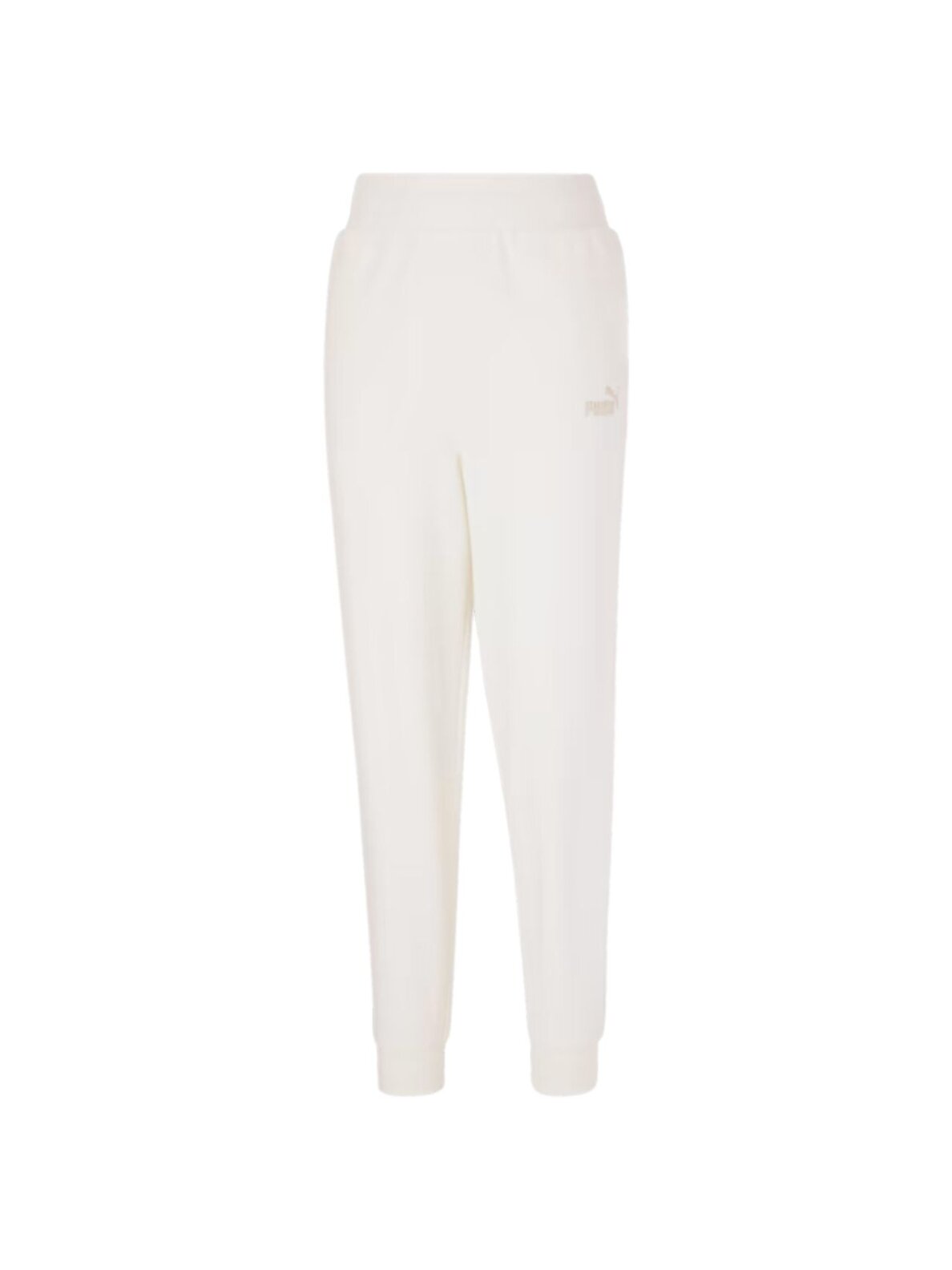 Puma ESS+ Embroidery aukšto juosmens kelnės FL moteriškų kelnių kremas 670007 99