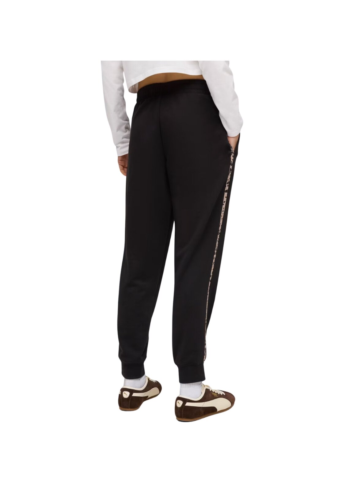 Puma HER Comfort High-Waist Wide Leg moteriškos kelnės juodos 693284 01 3