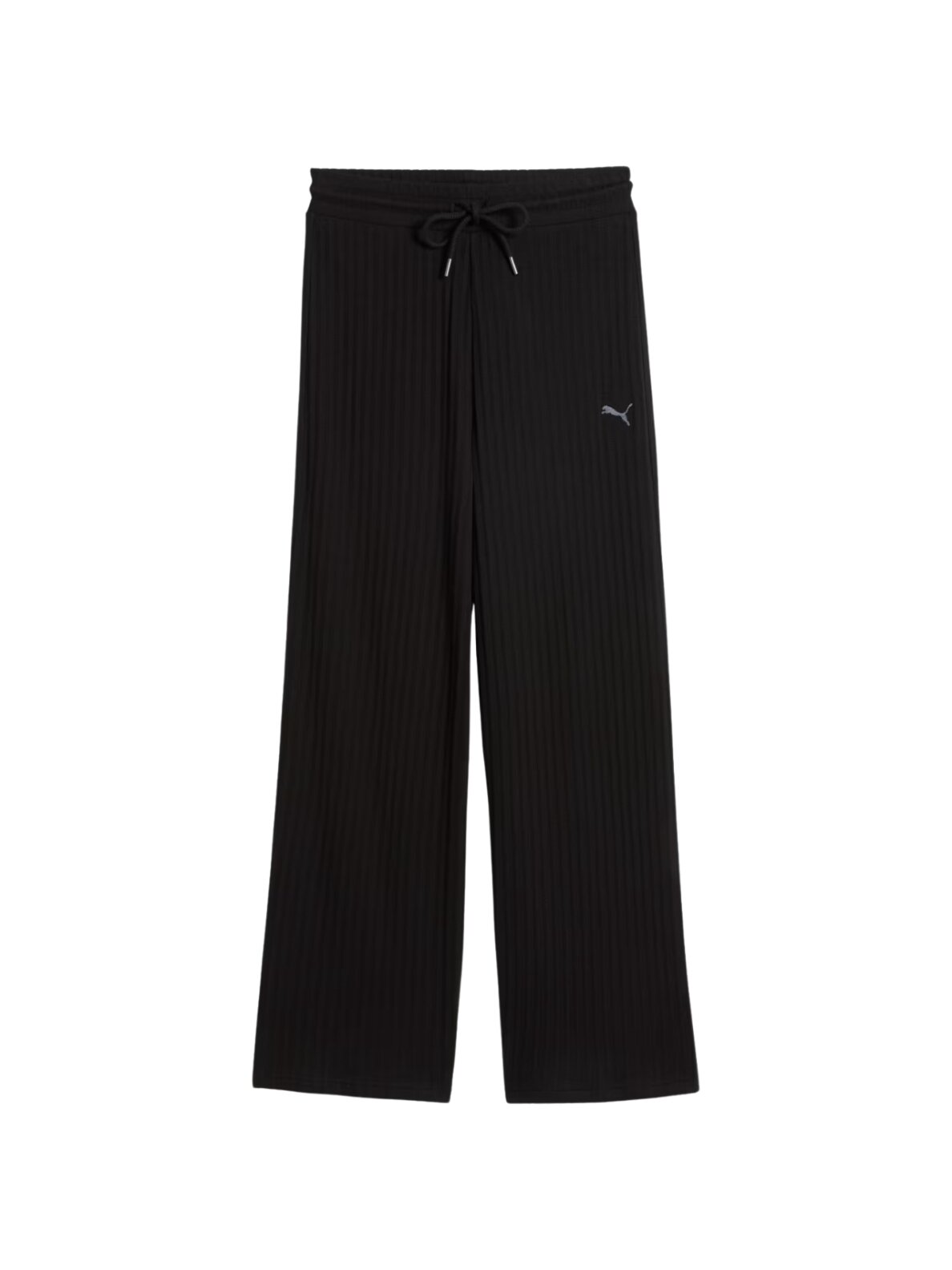 Puma HER Comfort High-Waist Wide Leg moteriškos kelnės juodos 693284 01 1 Puma HER Comfort High-Waist Wide Leg moteriškos kelnės juodos 693284 01 1