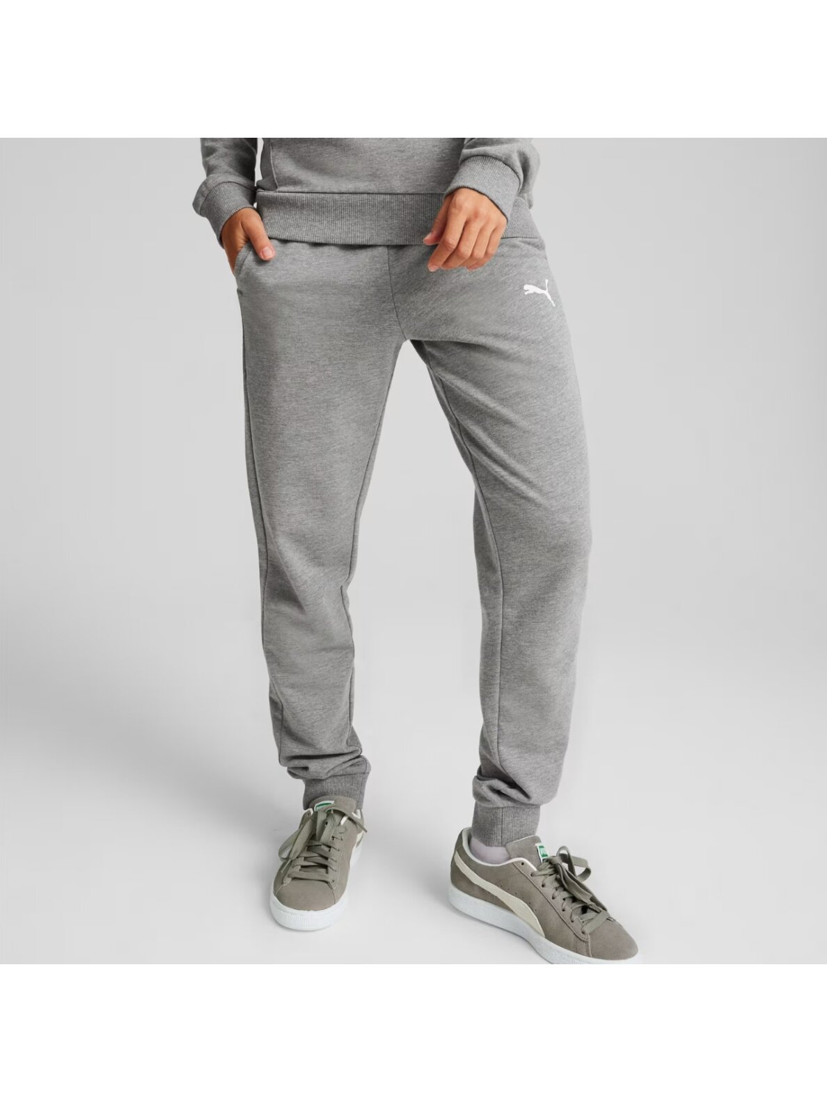 Puma Team Goal Casuals moteriškos kelnės pilkos spalvos 658604 33 2 Puma Team Goal Casuals moteriškos kelnės pilkos spalvos 658604 33 2