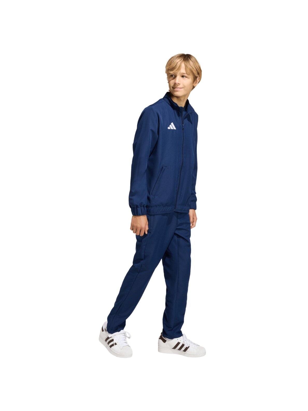 Adidas Entrada 26 Presentation vaikiškos kelnės tamsiai mėlynos JZ9128 5