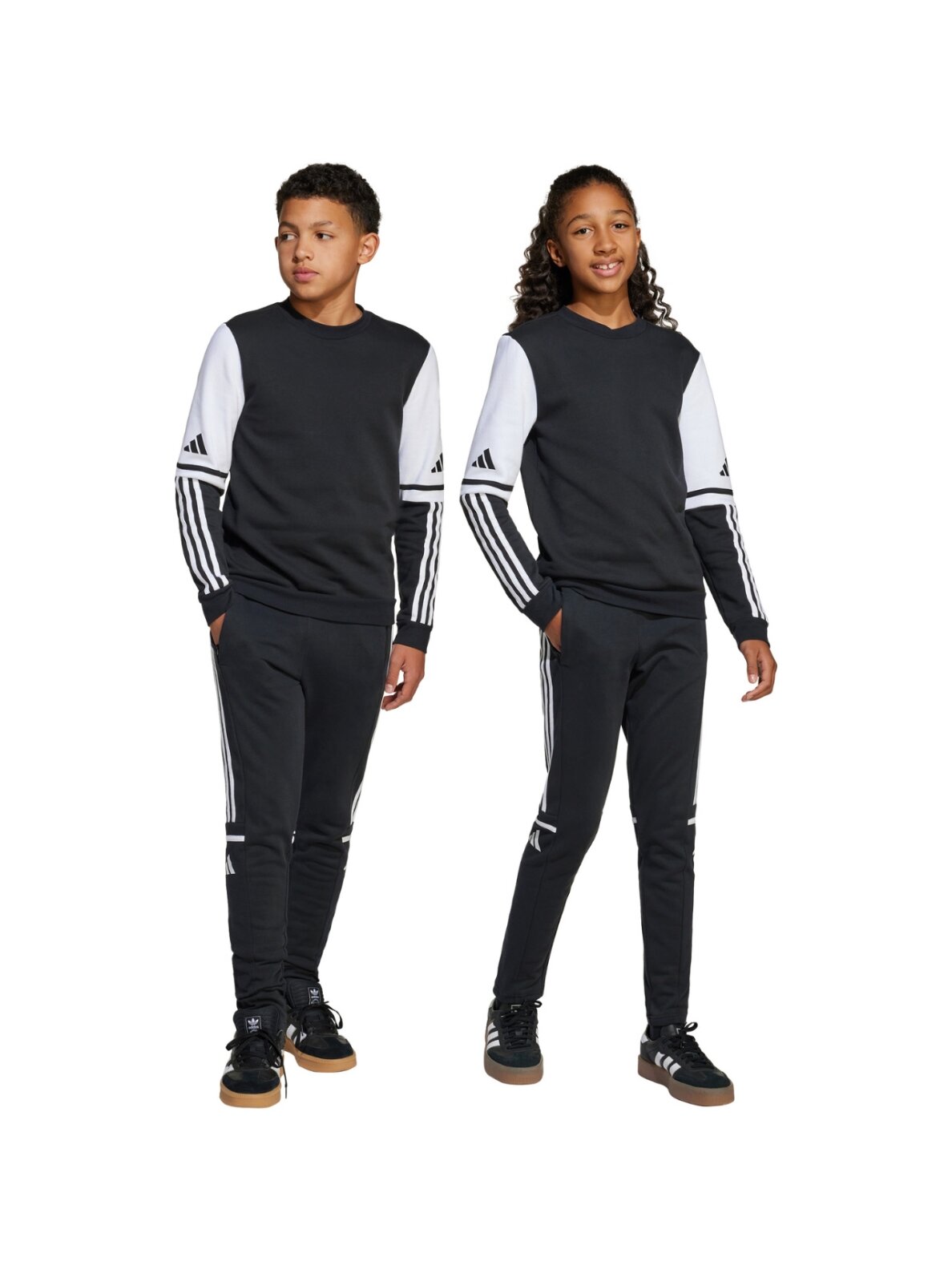 adidas Squadra 25 Sweat sportinės kelnės vaikams juodos JE2762 adidas Squadra 25 Sweat sportinės kelnės vaikams juodos JE2762