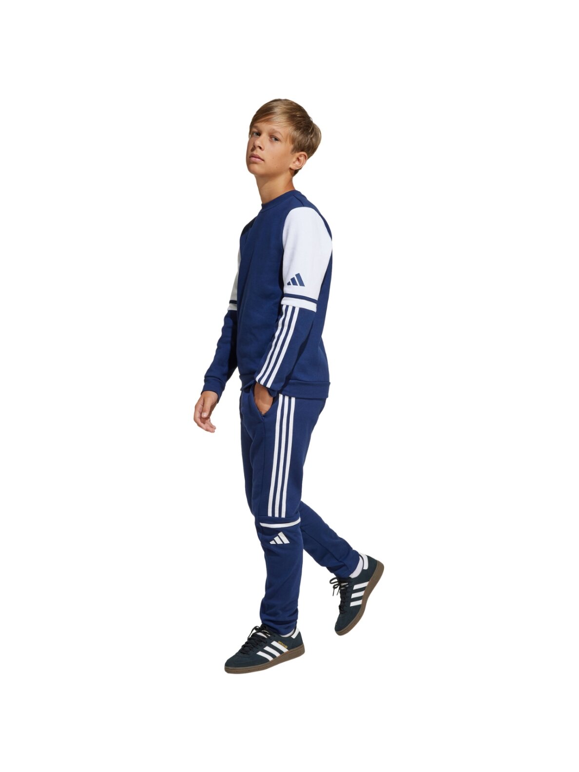 adidas Squadra 25 Sweat sportinės kelnės vaikams tamsiai mėlynos 3 adidas Squadra 25 Sweat sportinės kelnės vaikams tamsiai mėlynos 3