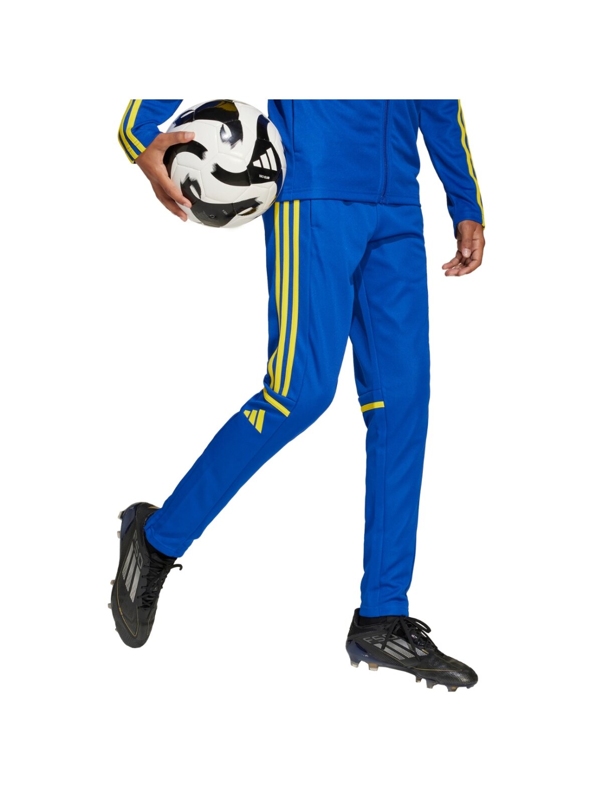 Adidas Squadra 25 Training vaikiškos kelnės mėlynos-geltonos JP3154 4