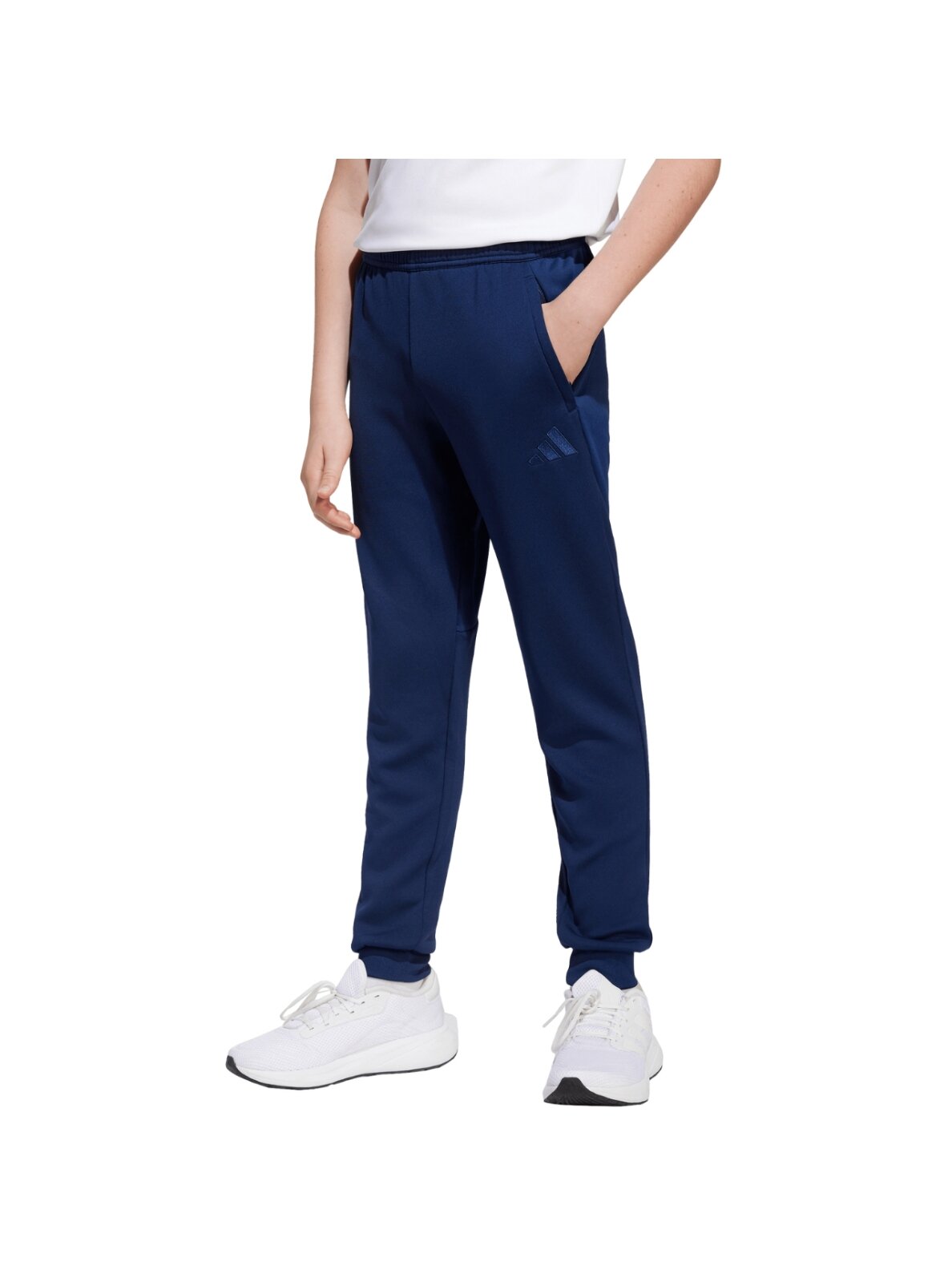 Adidas Tiro 25 kelnės vaikams tamsiai mėlynos JC5129 5 Adidas Tiro 25 kelnės vaikams tamsiai mėlynos JC5129 5