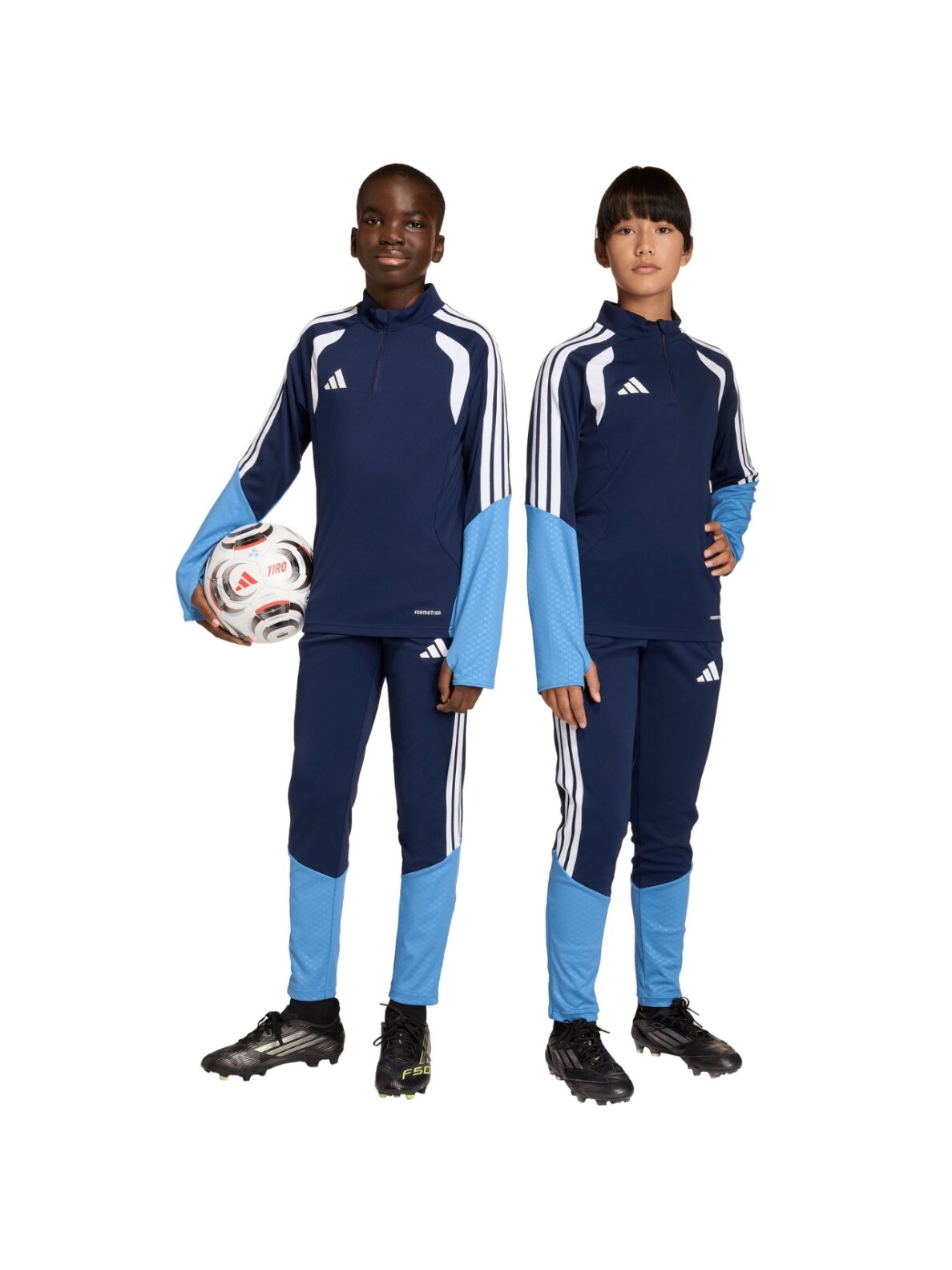 Adidas Tiro 26 Competition Training sportinės kelnės vaikams tamsiai mėlynos ir šviesiai mėlynos spalvos 6