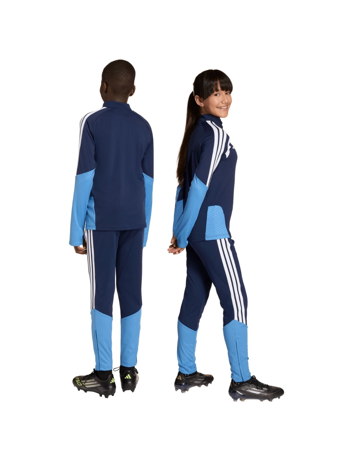 Adidas Tiro 26 Competition Training sportinės kelnės vaikams tamsiai mėlynos ir šviesiai mėlynos spalvos 7