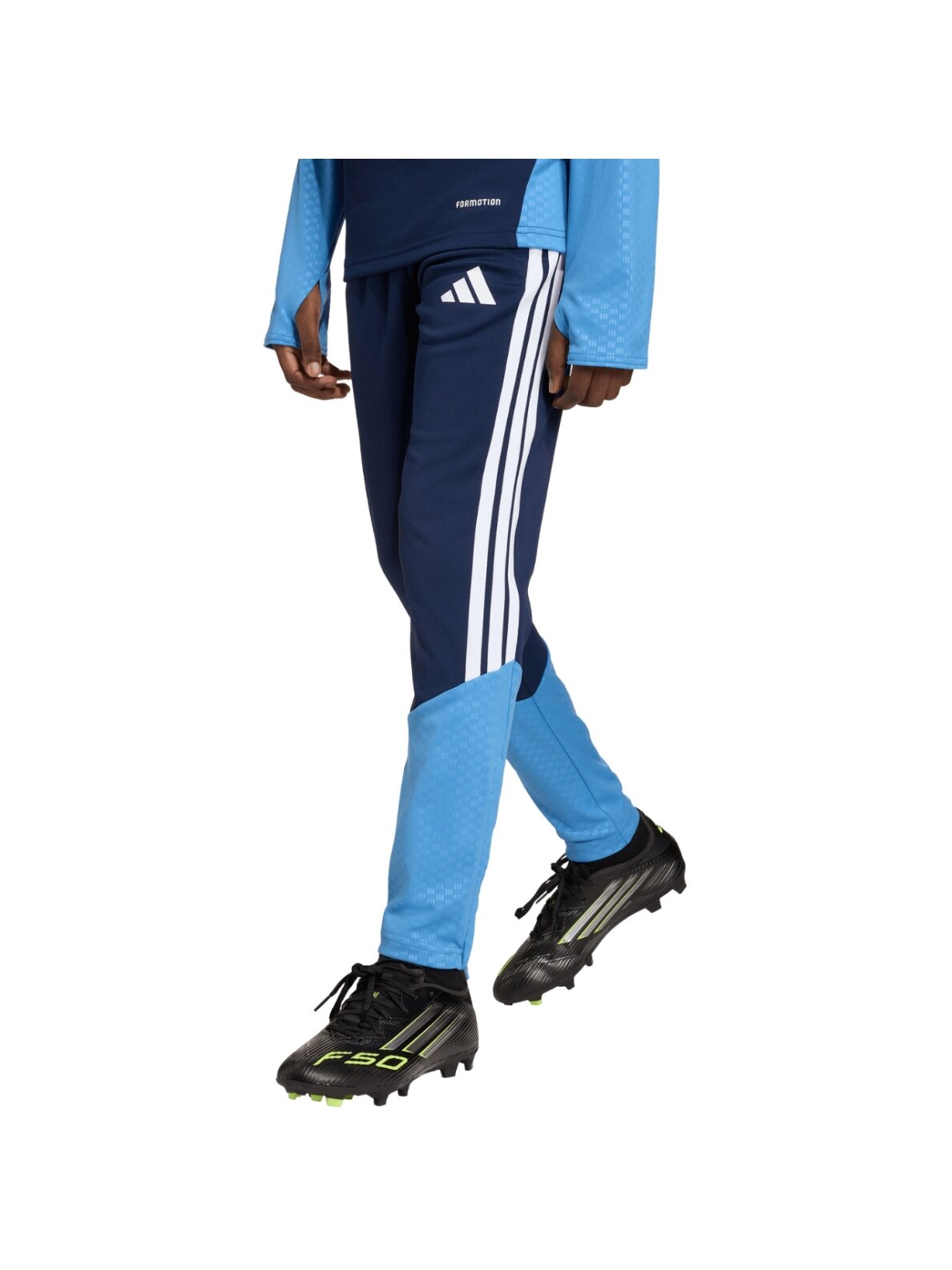 Adidas Tiro 26 Competition Training sportinės kelnės vaikams tamsiai mėlynos ir šviesiai mėlynos spalvos Adidas Tiro 26 Competition Training sportinės kelnės vaikams tamsiai mėlynos ir šviesiai mėlynos spalvos