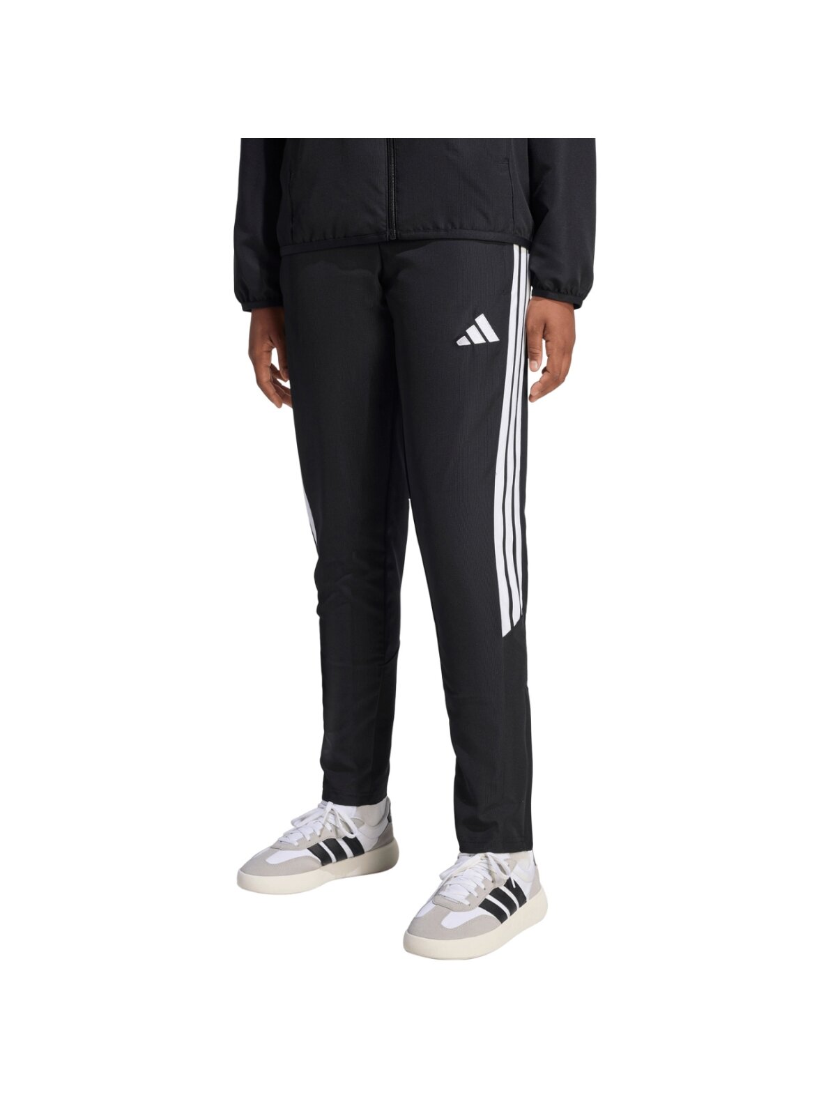 Adidas Tiro 26 League Presentation kelnės vaikams juodos KA6418 Adidas Tiro 26 League Presentation kelnės vaikams juodos KA6418