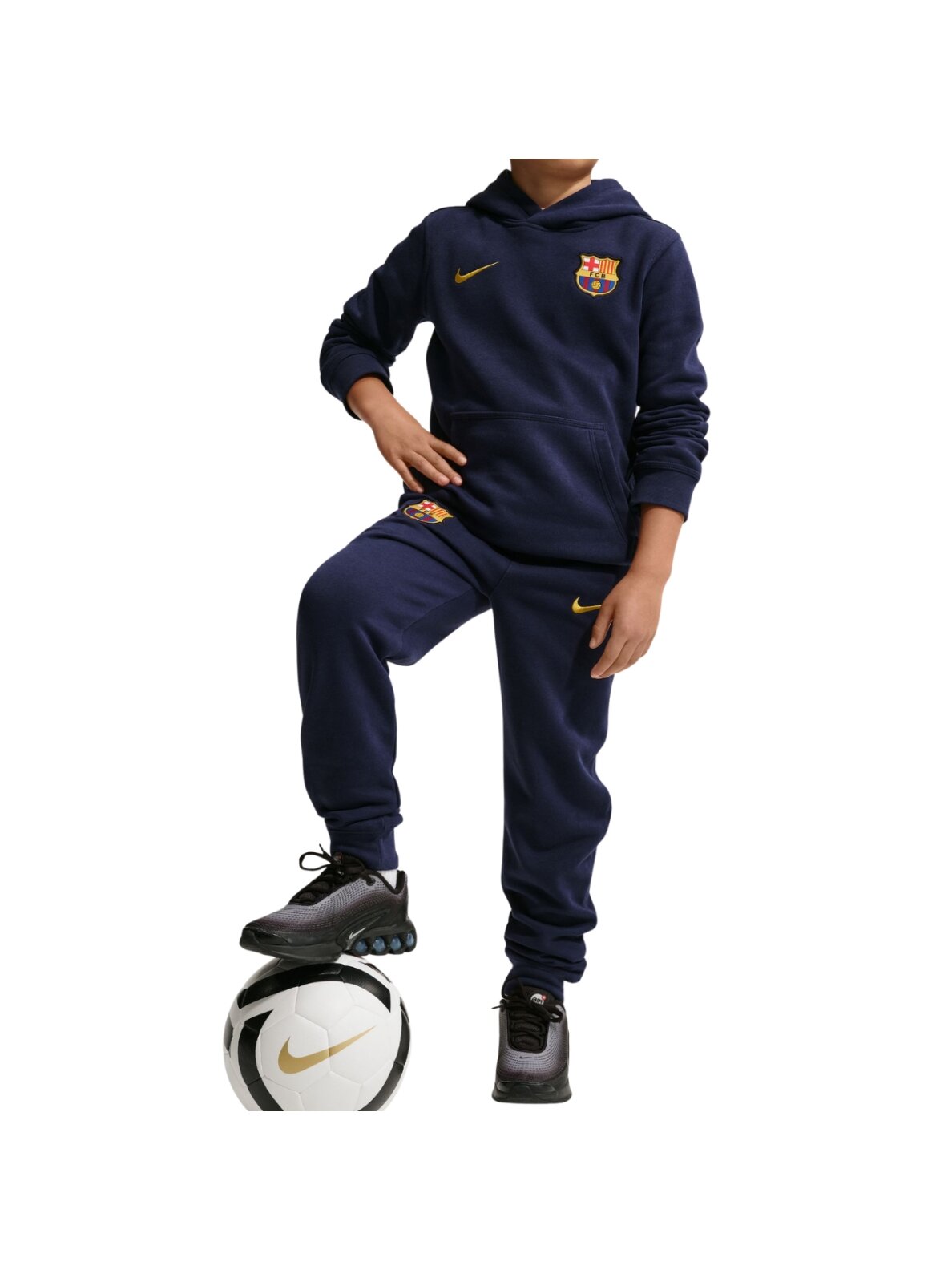 Nike FC Barcelona Club vaikiškos kelnės, tamsiai mėlynos II3962 498 2 Nike FC Barcelona Club vaikiškos kelnės, tamsiai mėlynos II3962 498 2
