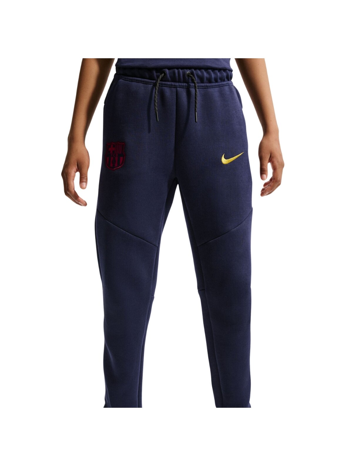 Nike FC Barcelona Tech Fleece vaikiškos kelnės, tamsiai mėlynos, II3728 498 3 Nike FC Barcelona Tech Fleece vaikiškos kelnės, tamsiai mėlynos, II3728 498 3