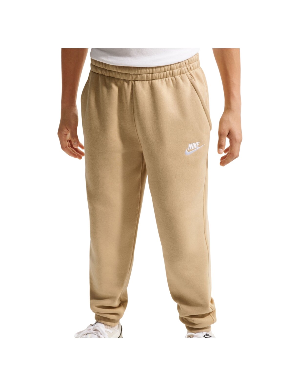 Nike Sportswear Club Fleece vaikiškos kelnės, smėlio spalvos FD3008 286 4