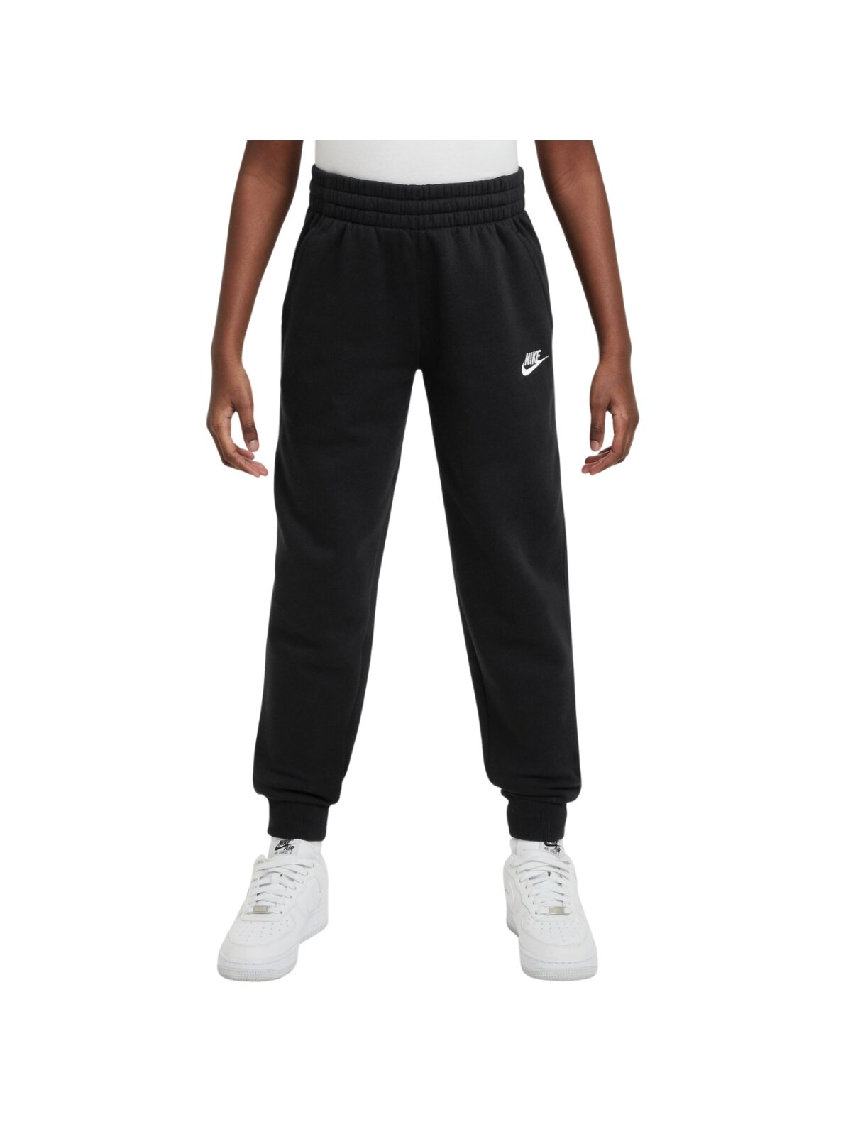 Nike Sportswear Club Fleece vaikiškos kelnės juodos FD3008 010 2 Nike Sportswear Club Fleece vaikiškos kelnės juodos FD3008 010 2