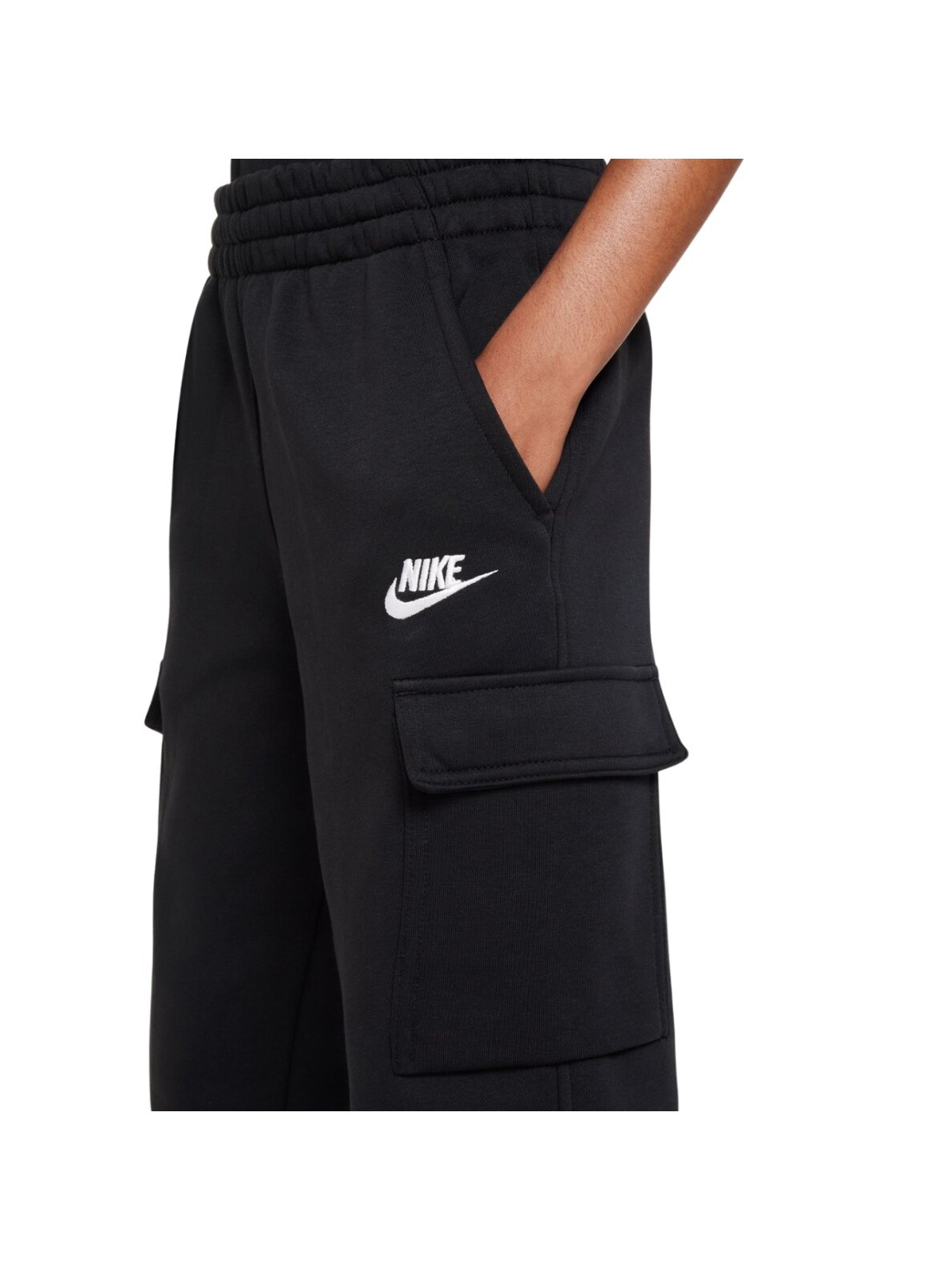 Nike Sportswear Club Fleece vaikiškos kelnės juodos FD3012 010 2