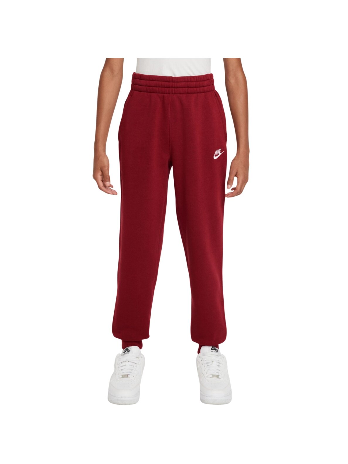 Nike Sportswear Club Fleece vaikiškos kelnės, raudonos FD3008 608