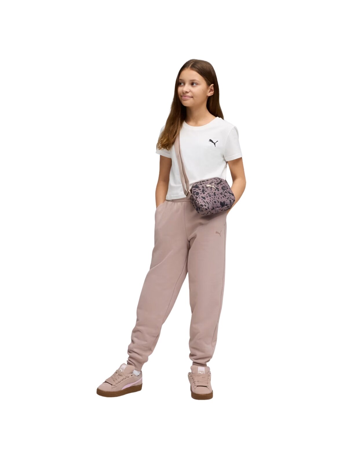 Vaikiškos kelnės Puma ESS sportinės kelnės CL FL smėlio spalvos 684898 89 4