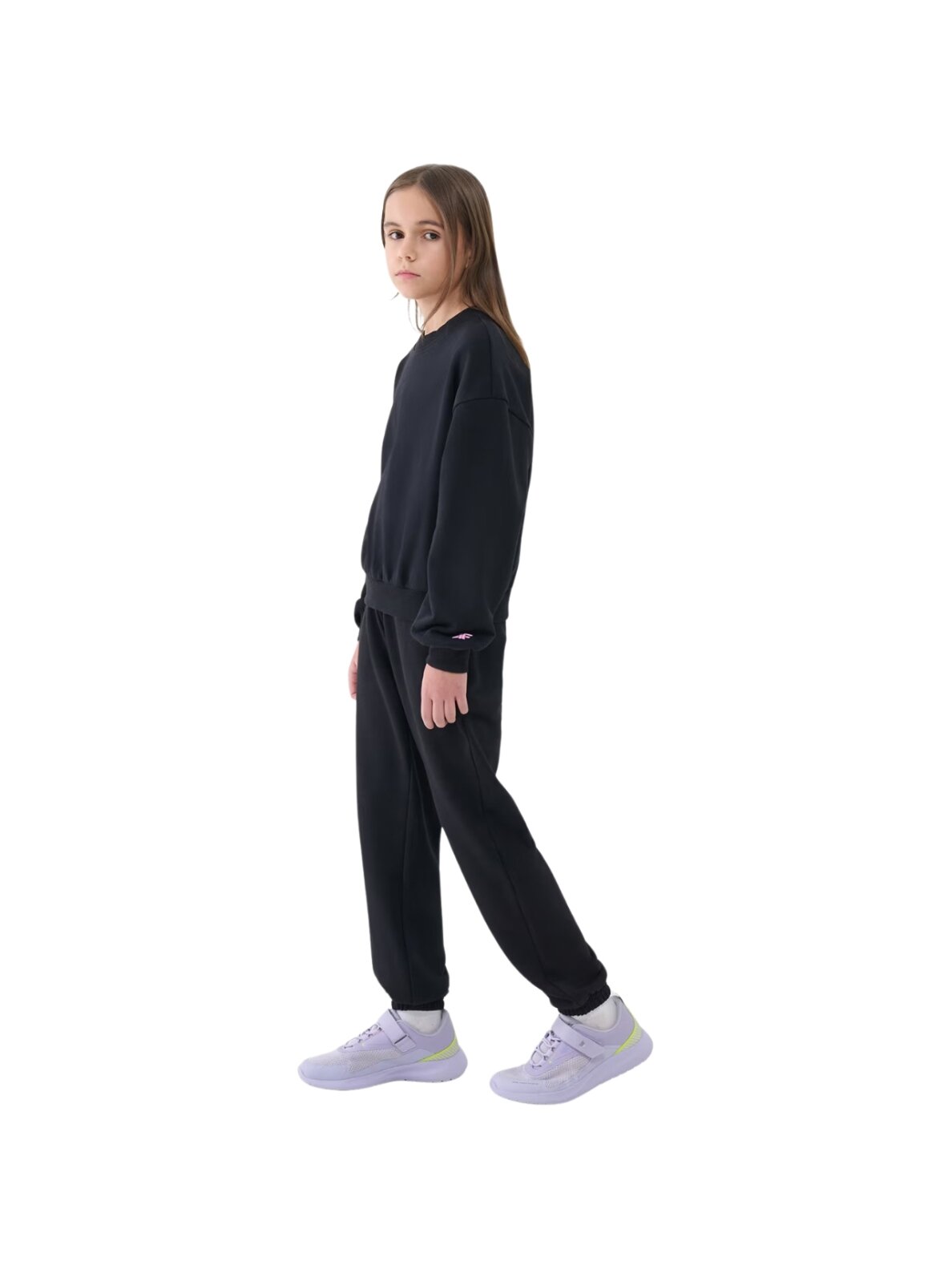 4F Kelnės merginoms CAS F0950 tamsiai juoda 4 4F Kelnės merginoms CAS F0950 tamsiai juoda 4