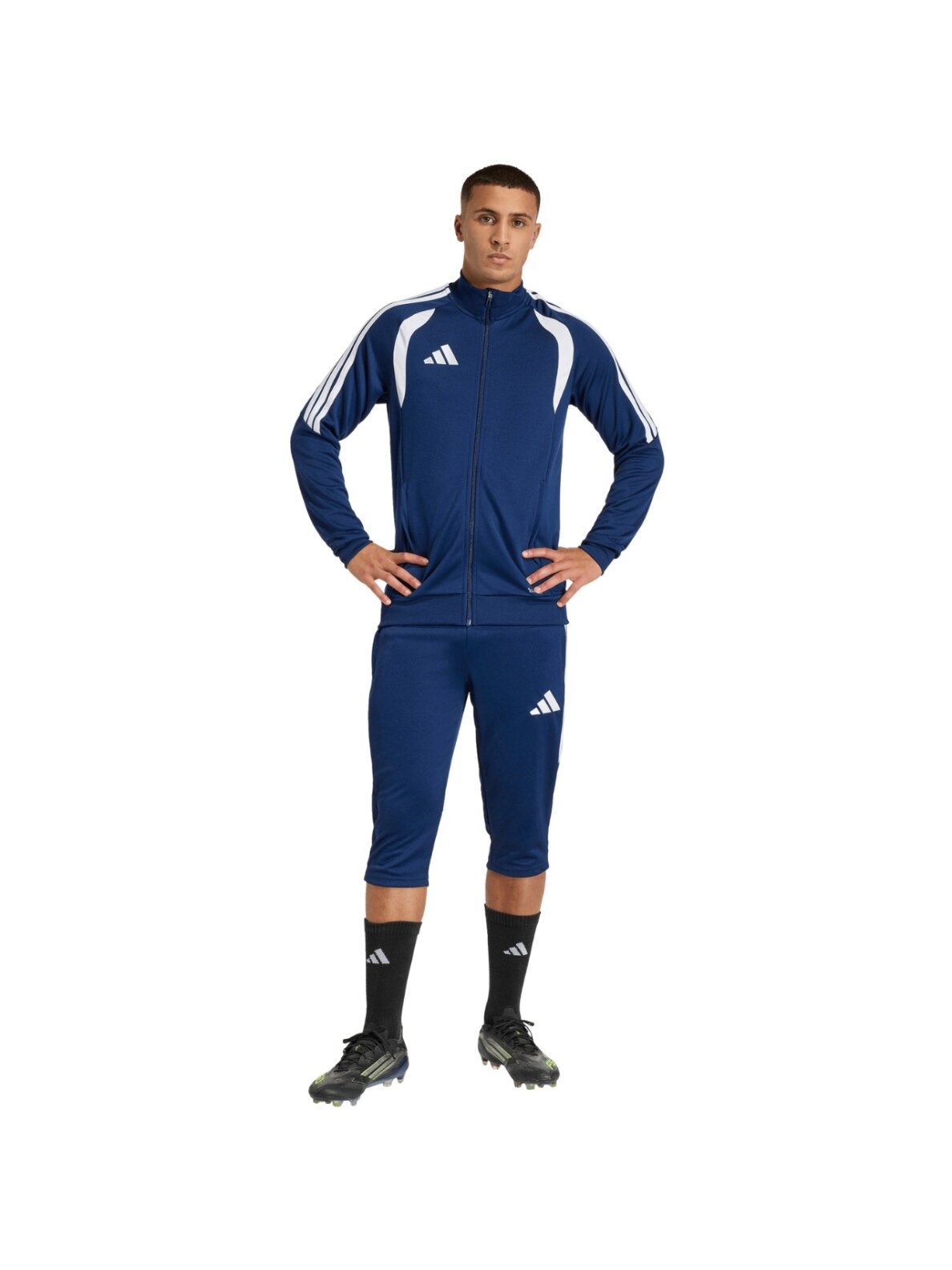 Adidas vyriškos 3/4 treniruočių kelnės Tiro 26 League Training tamsiai mėlynos KA6341 5 Adidas vyriškos 3/4 treniruočių kelnės Tiro 26 League Training tamsiai mėlynos KA6341 5