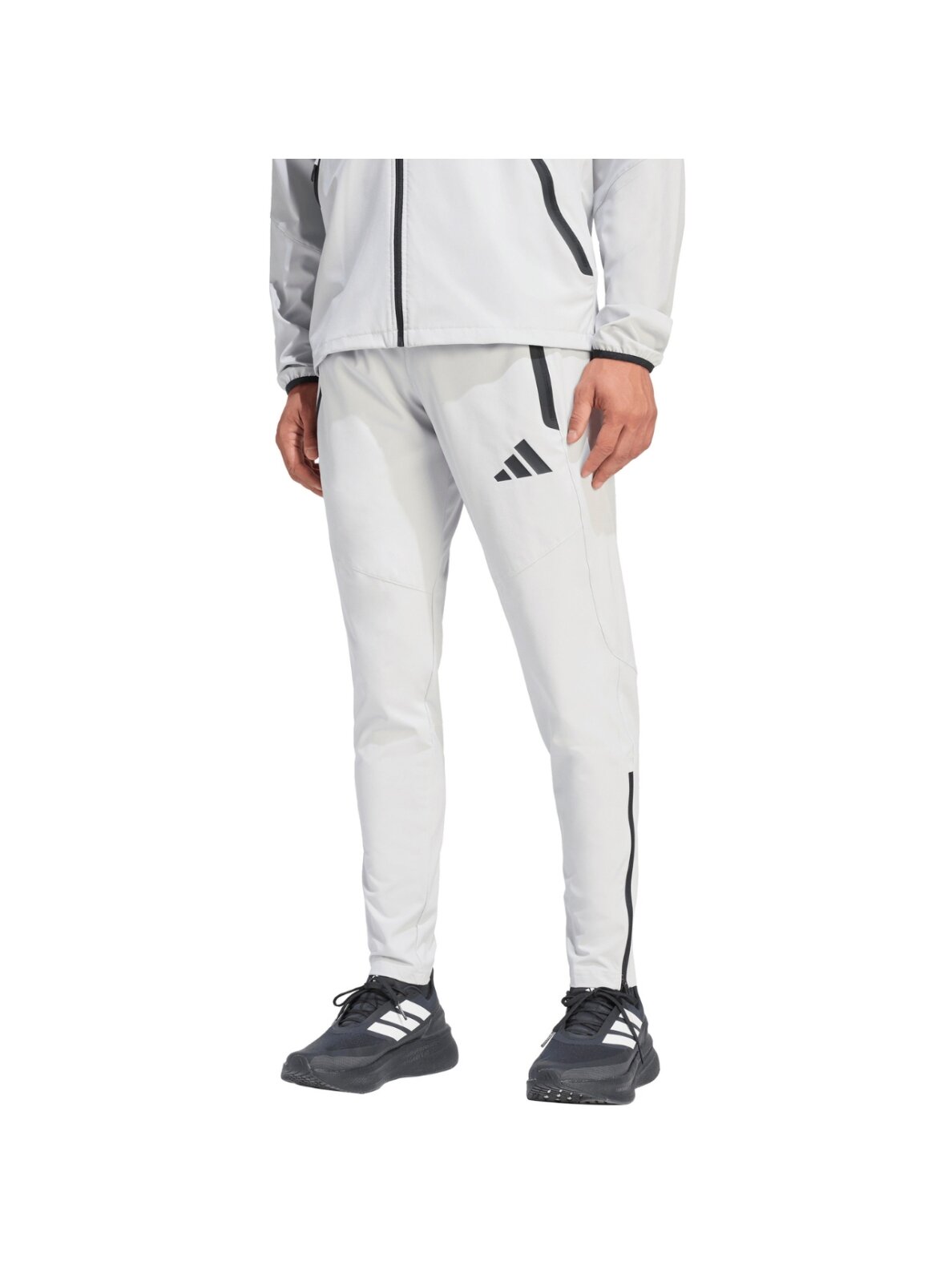 Adidas Tiro 26 Travel Woven vyriškos kelnės, šviesiai pilkos KE8363