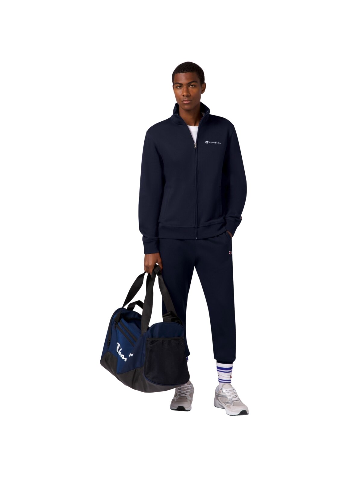 Champion Rib Cuff Pants, tamsiai mėlynos spalvos 220299 BS501 5