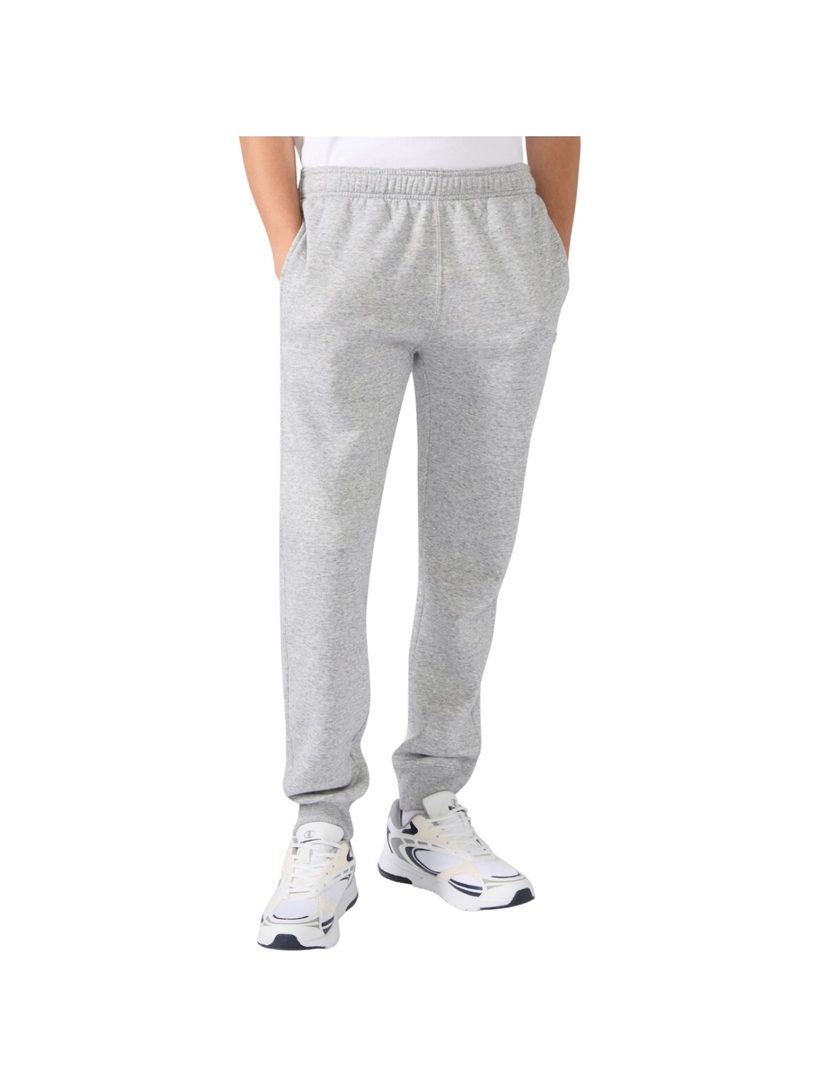 Champion Rib Cuff Pants vyriškos kelnės, pilkos 220299 EM021 Champion Rib Cuff Pants vyriškos kelnės, pilkos 220299 EM021