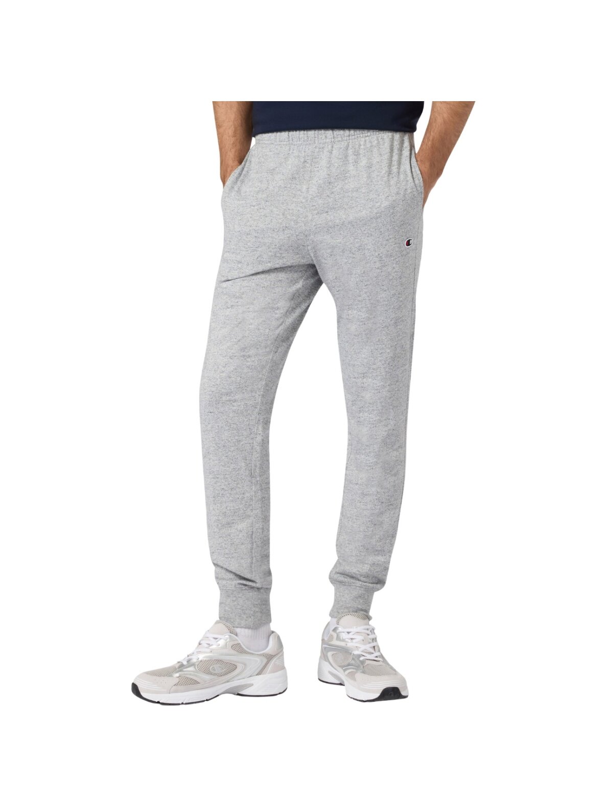 Champion Rib Cuff Pants vyriškos kelnės, pilkos 220307 EM021 Champion Rib Cuff Pants vyriškos kelnės, pilkos 220307 EM021