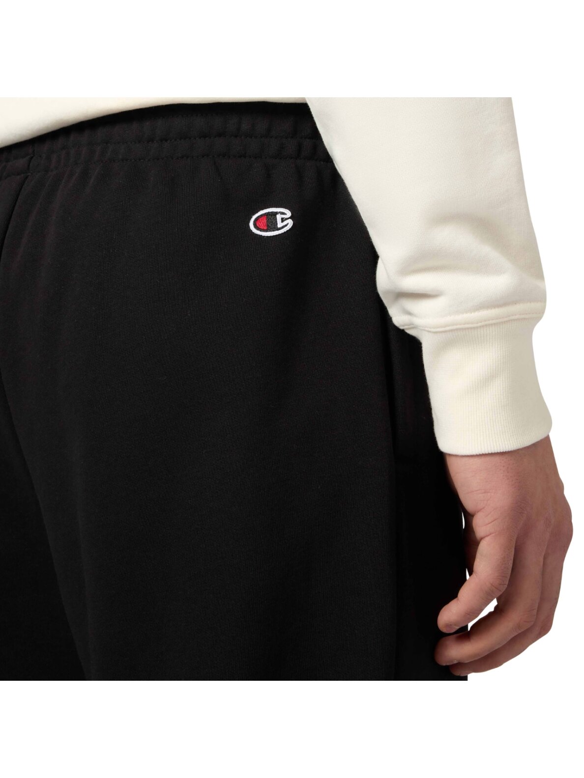 Champion Straight Hem Pants vyriškos kelnės, juodos 222179 KK001 3 Champion Straight Hem Pants vyriškos kelnės, juodos 222179 KK001 3