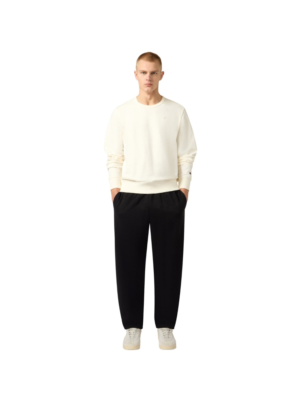 Champion Straight Hem Pants vyriškos kelnės, juodos 222179 KK001 4