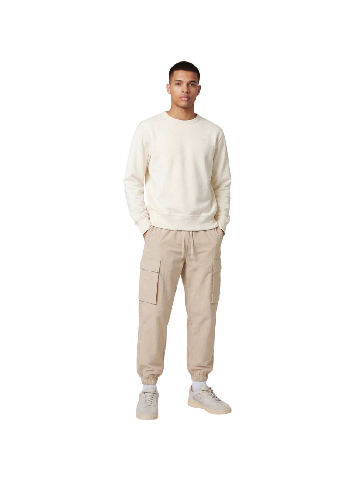 Champion Woven Cargo Pants vyriškos kelnės, smėlio spalvos 221867 MS041 3 Champion Woven Cargo Pants vyriškos kelnės, smėlio spalvos 221867 MS041 3