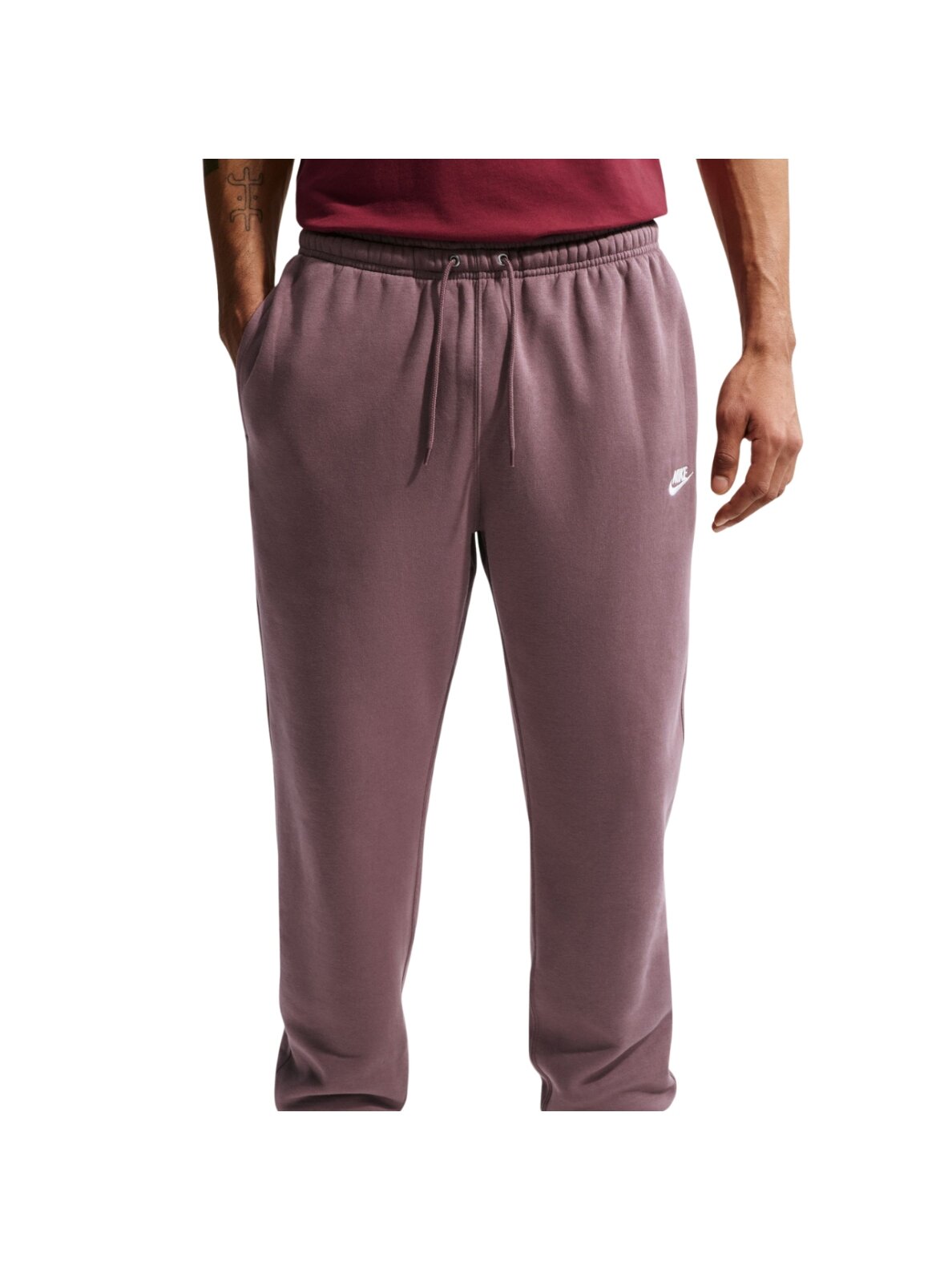 Nike Club BB Jogger vyriškos kelnės raudonės FN3787 502 2 Nike Club BB Jogger vyriškos kelnės raudonės FN3787 502 2