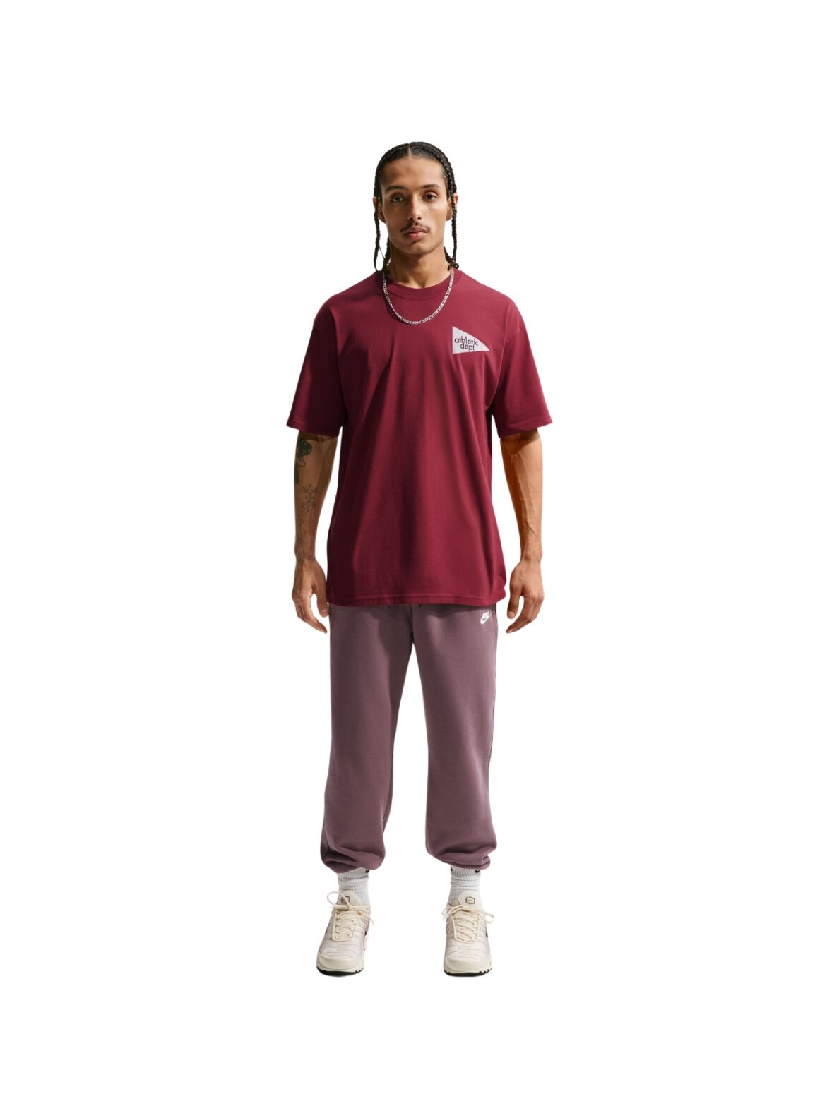 Nike Club BB Jogger vyriškos kelnės raudonės FN3787 502 5