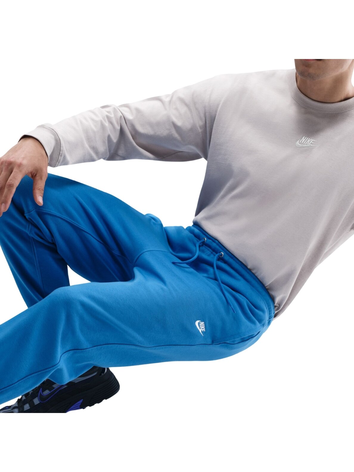 Nike Club kelnės vyrams mėlynos FN3801 435 3