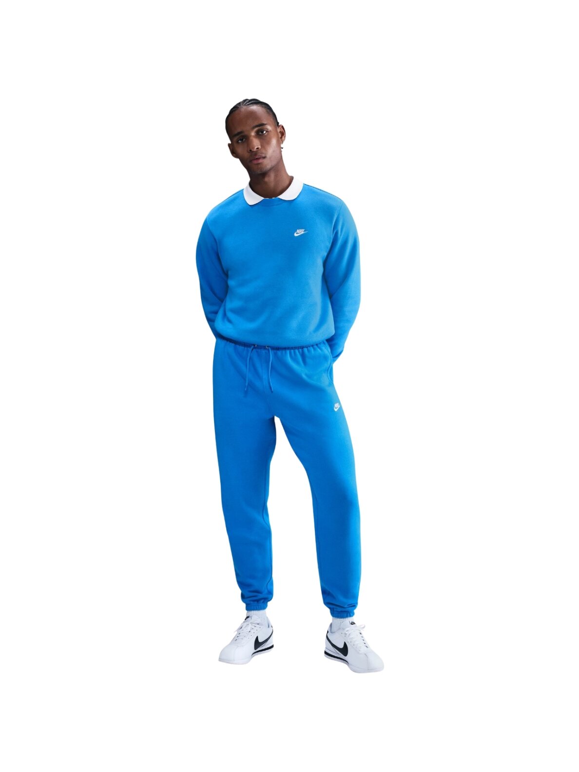 Nike Club vyrams mėlynos kelnės FN3808 435 6 Nike Club vyrams mėlynos kelnės FN3808 435 6