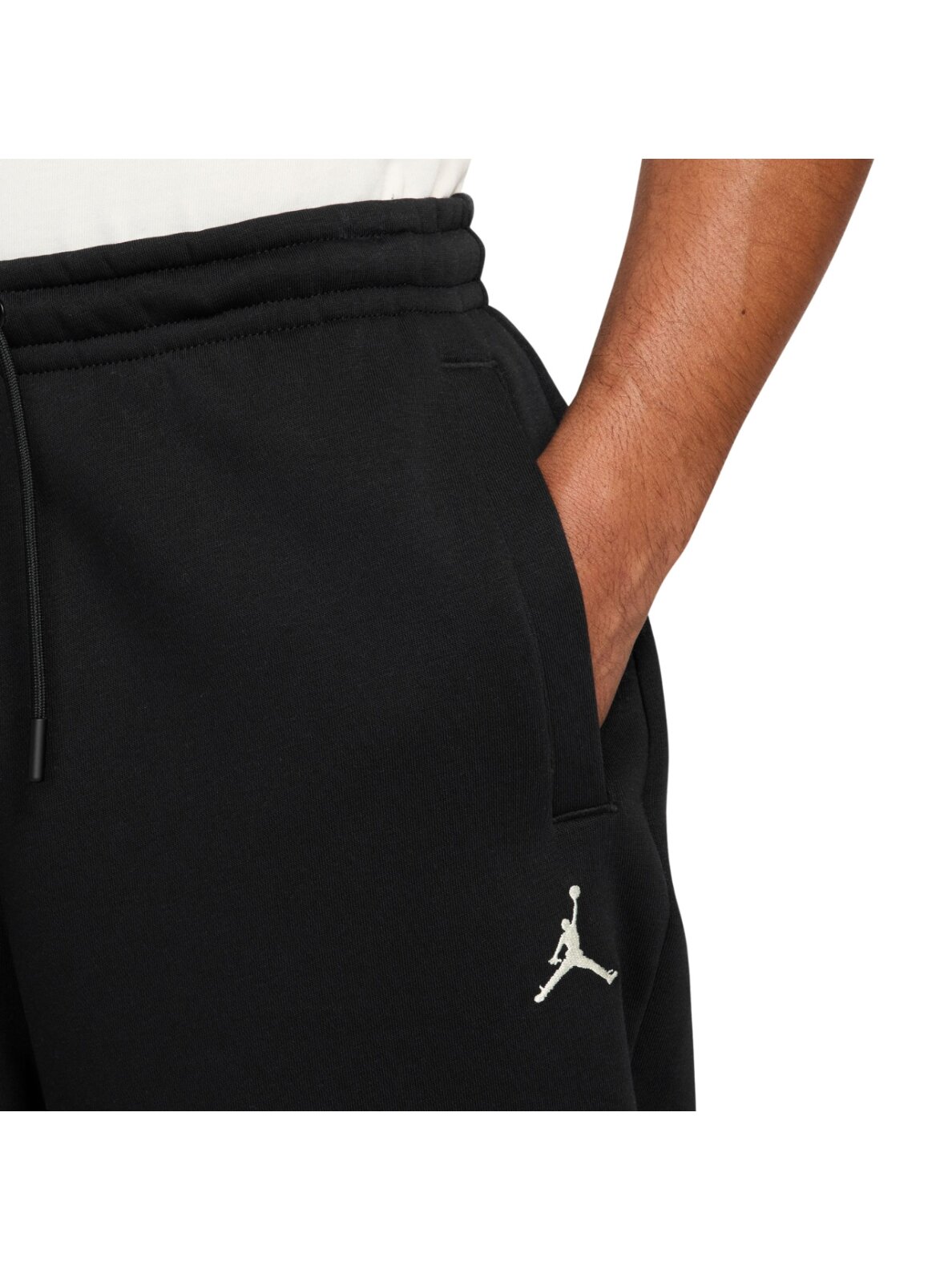 Nike Jordan Brooklyn Fleece vyriškos kelnės juodos IB7238 010 2 Nike Jordan Brooklyn Fleece vyriškos kelnės juodos IB7238 010 2