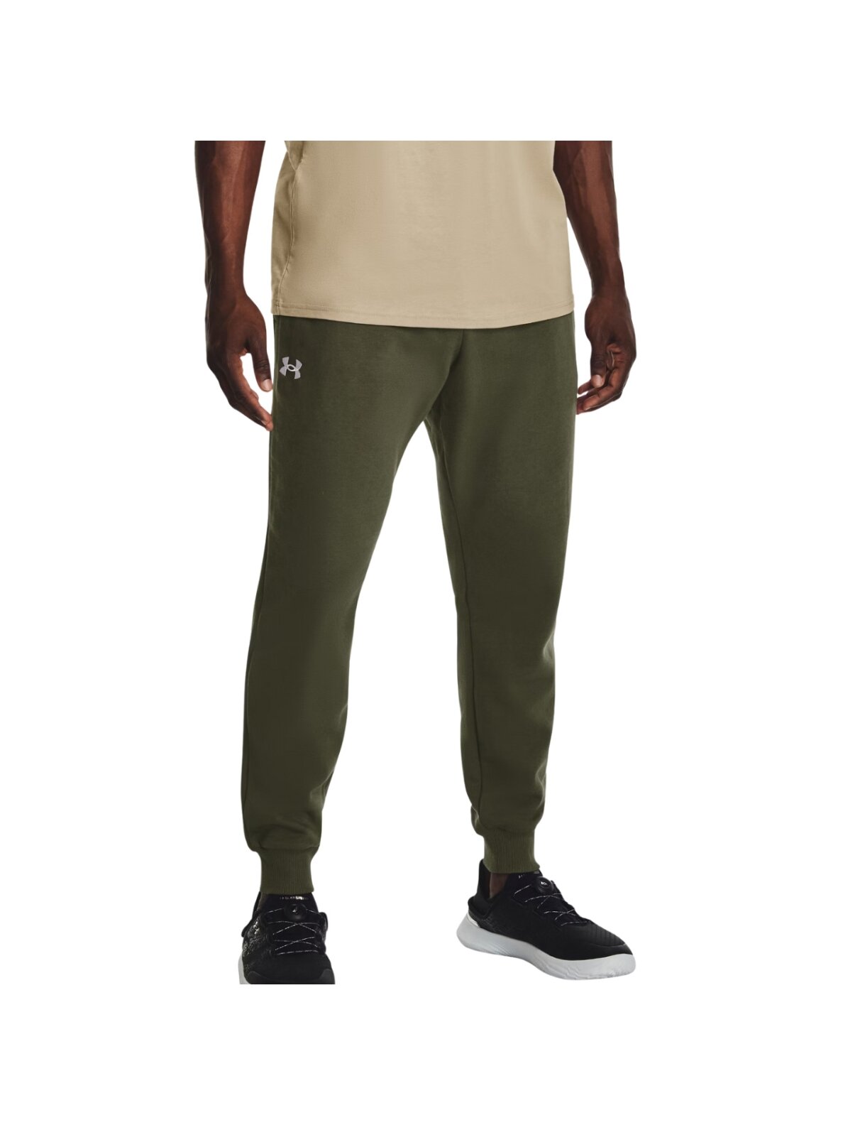 Under Armour Rival Fleece Joggers vyrams žalios 1379774 390 Under Armour Rival Fleece Joggers vyrams žalios 1379774 390