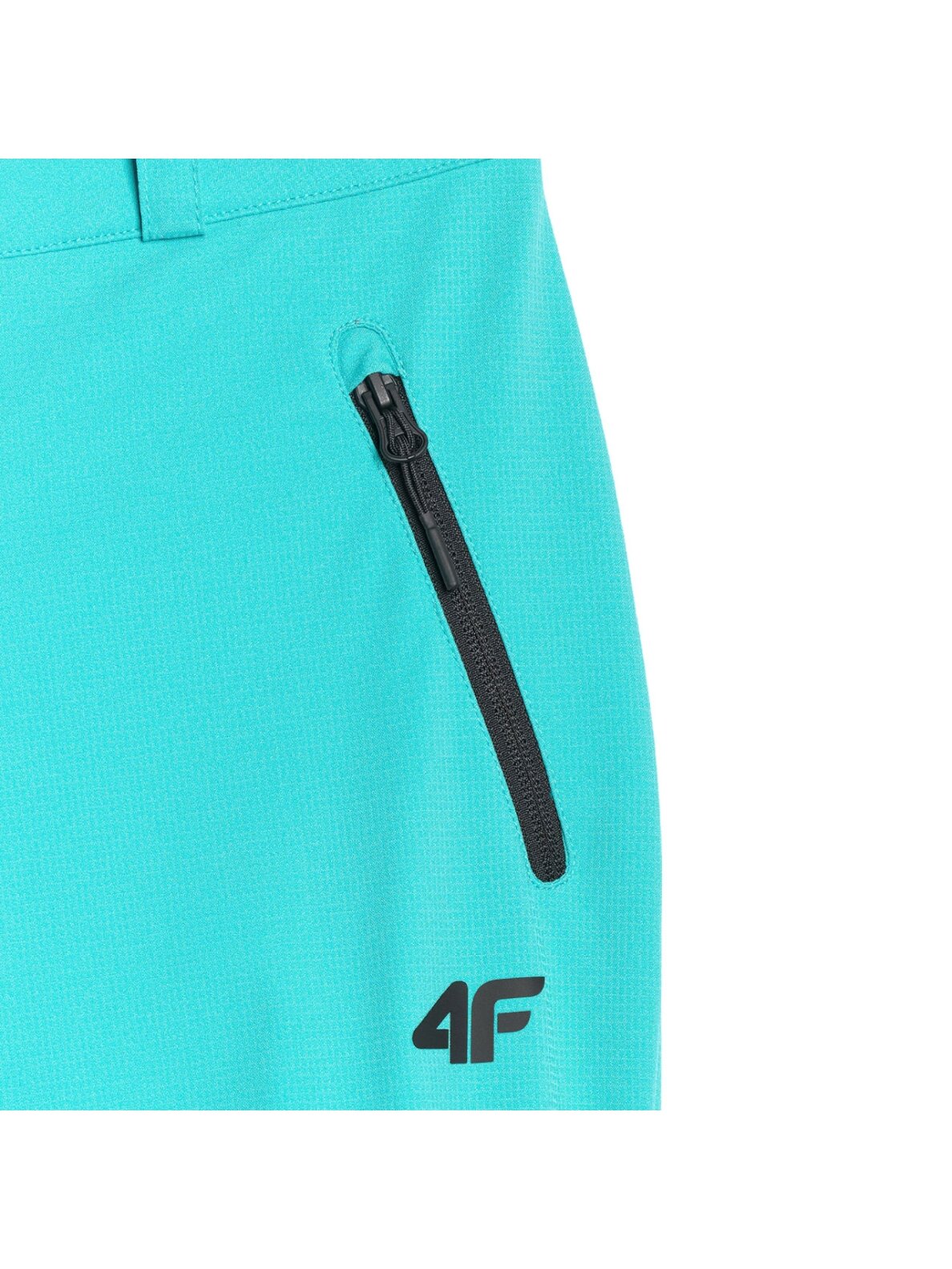 4F moterų trekinginės kelnės softshell FNK F0988 turkio mėlyna 5